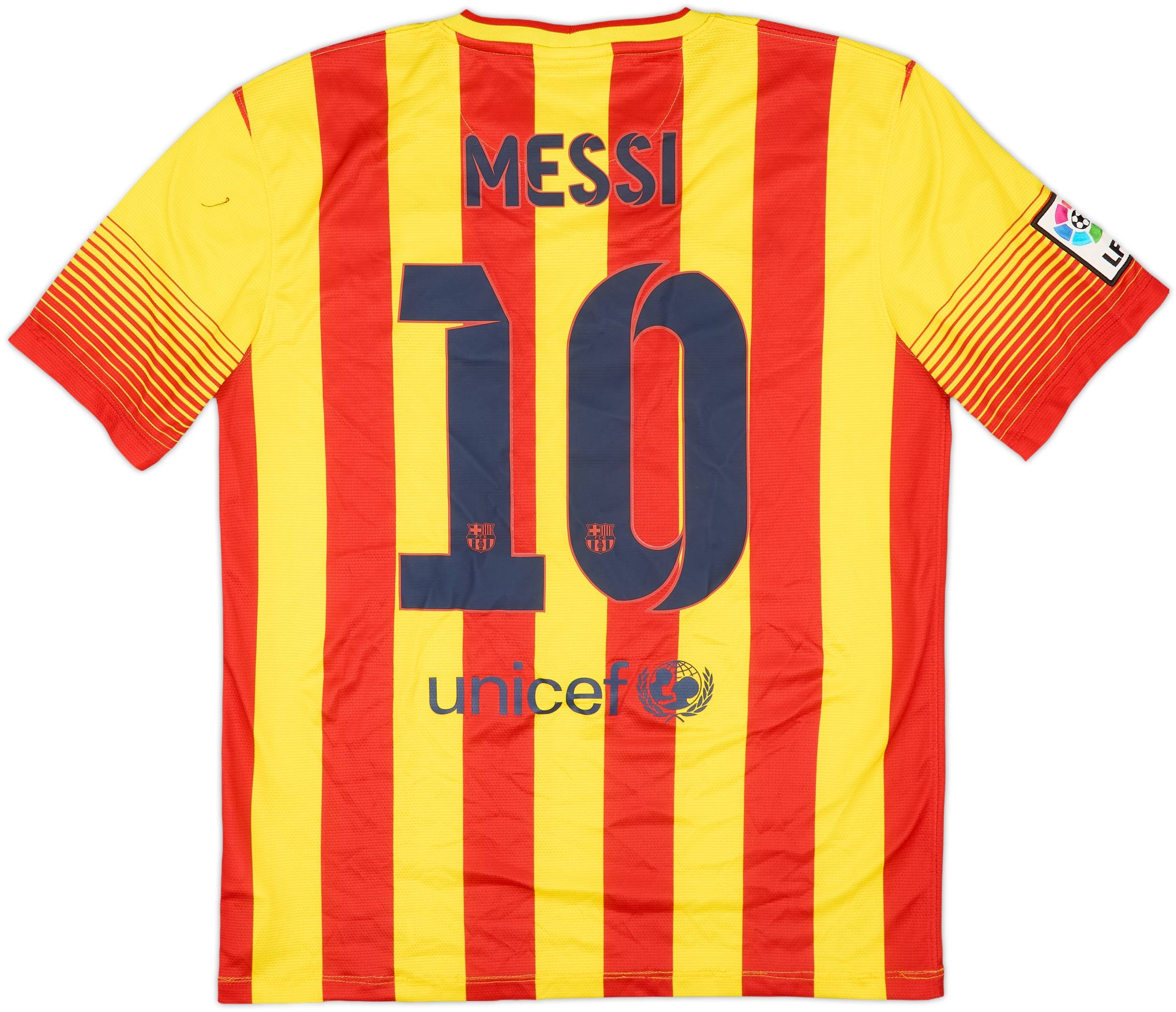 2013-15 Barcelona Away Shirt Messi #10 - 7/10 - (M)