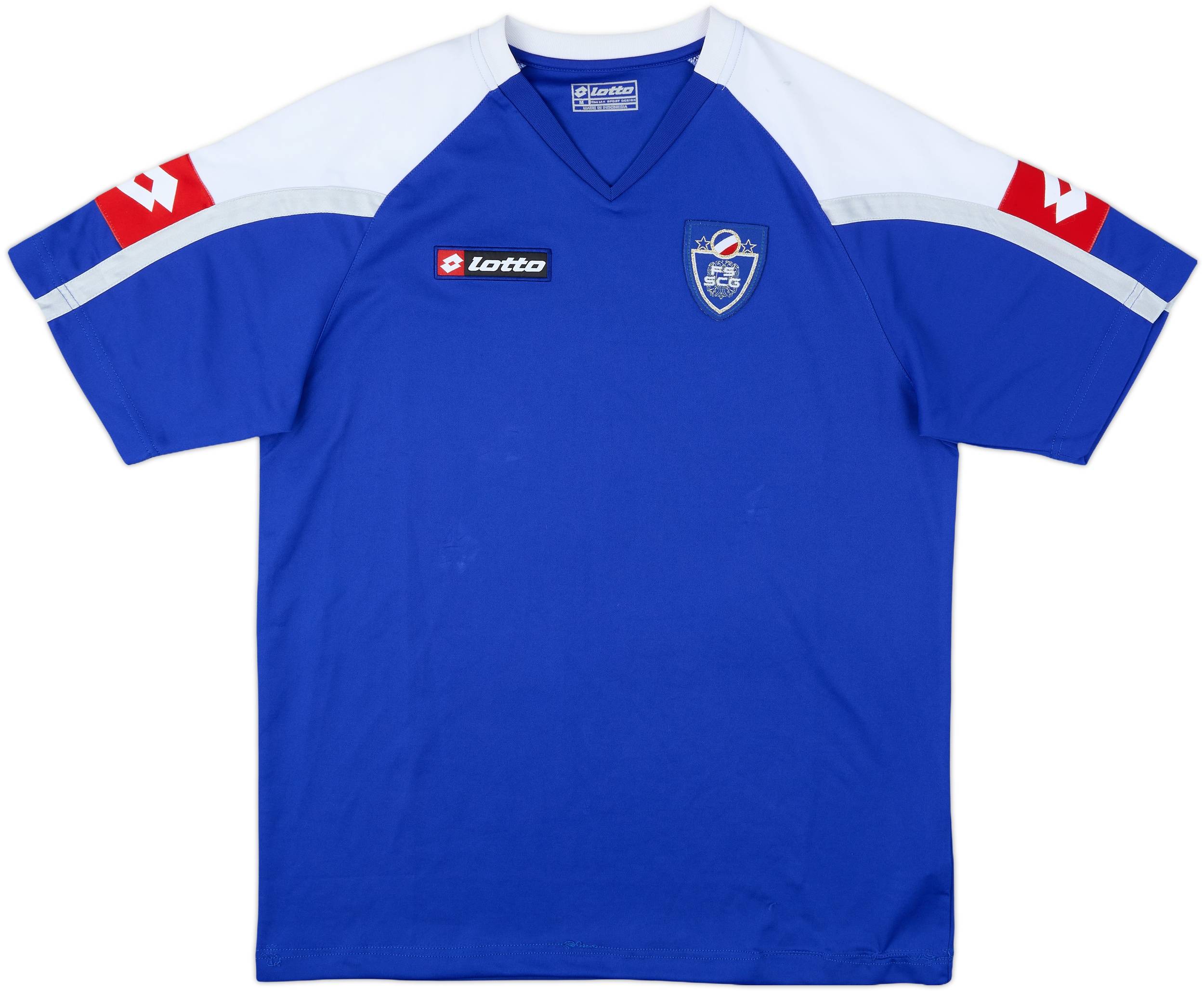 2006-08 Serbia and Montenegro Lotto Training Shirt - 7/10 - (M)