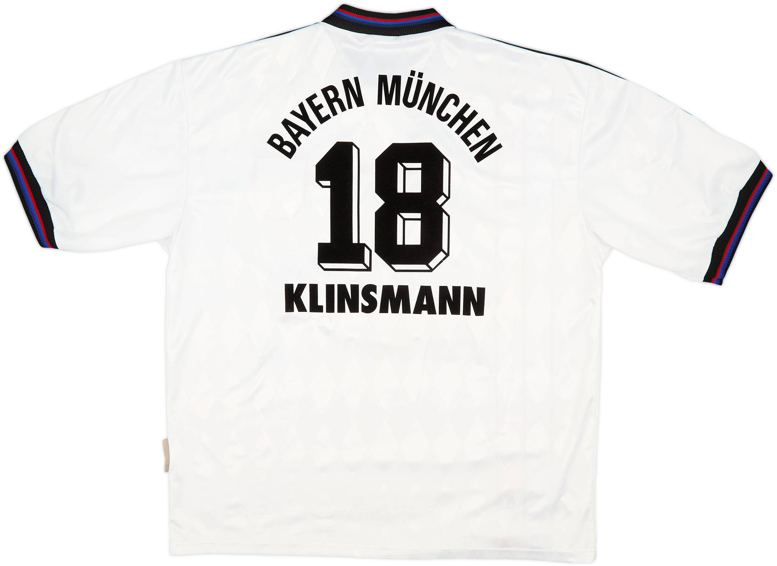 1996-98 Bayern Munich Away Shirt Klinsmann #18 - 6/10 - (XL)