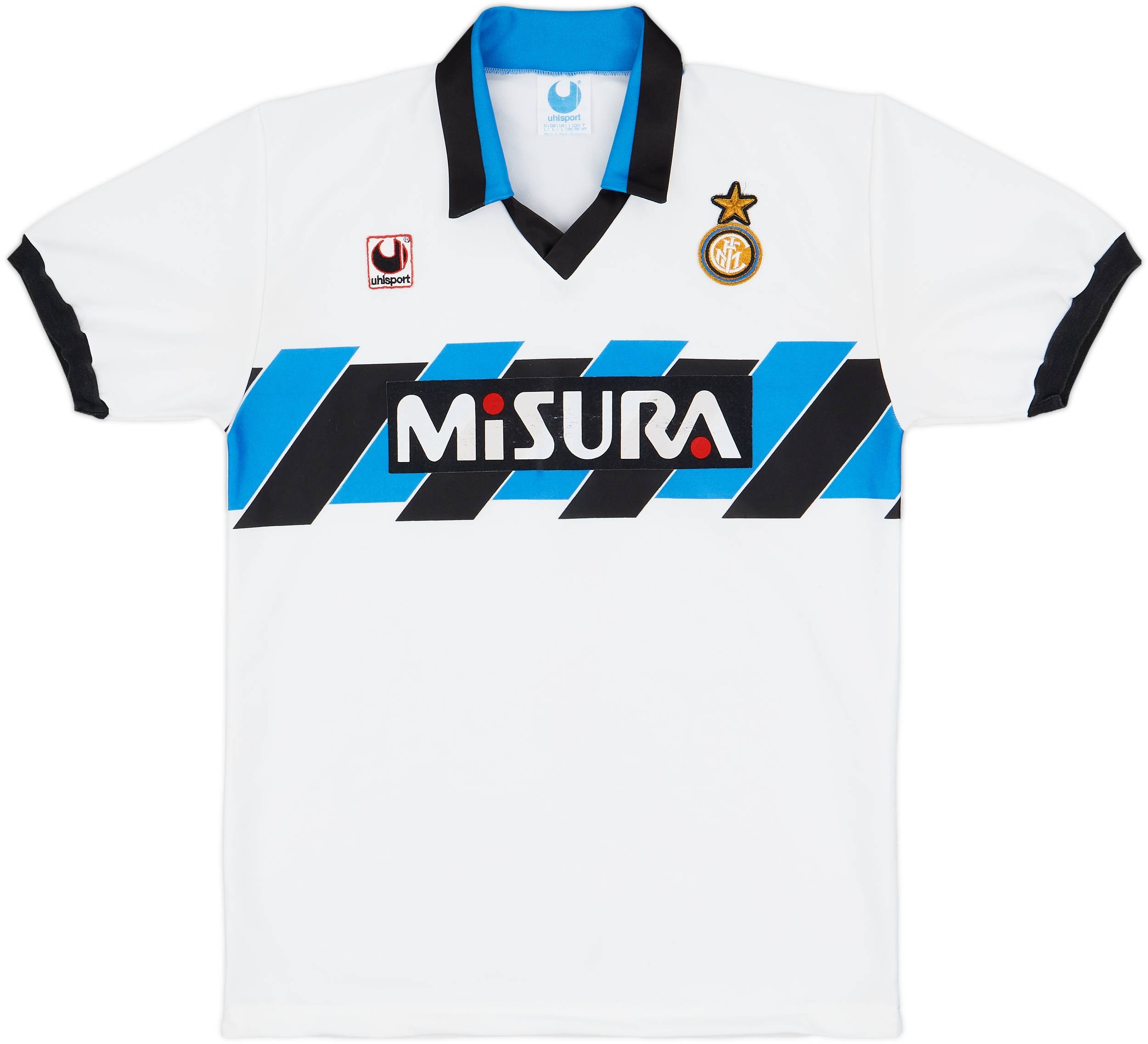 1990-91 Inter Milan Away Shirt - 7/10 - (L)