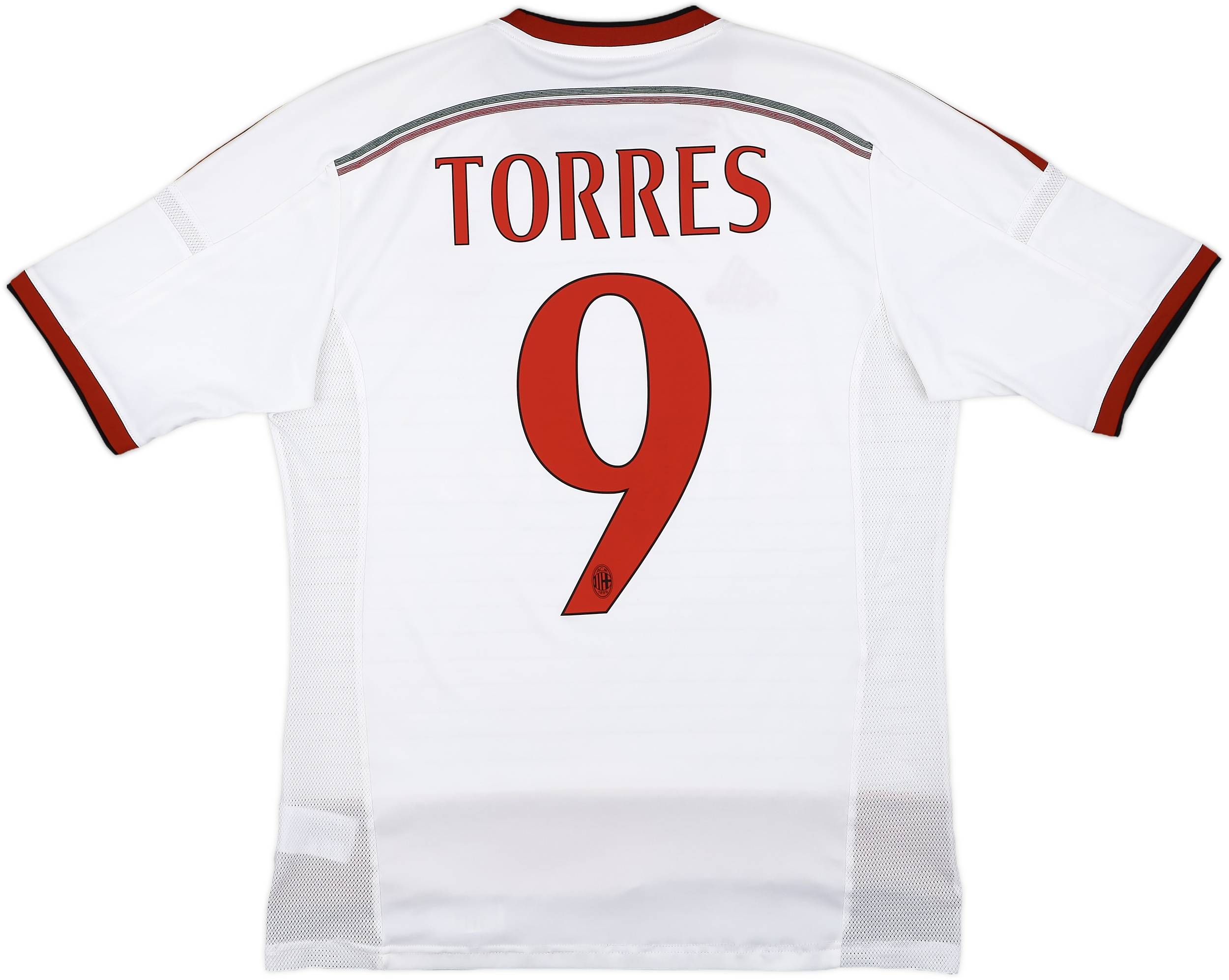 2014-15 AC Milan Away Shirt Torres #9 - 5/10 - (M)