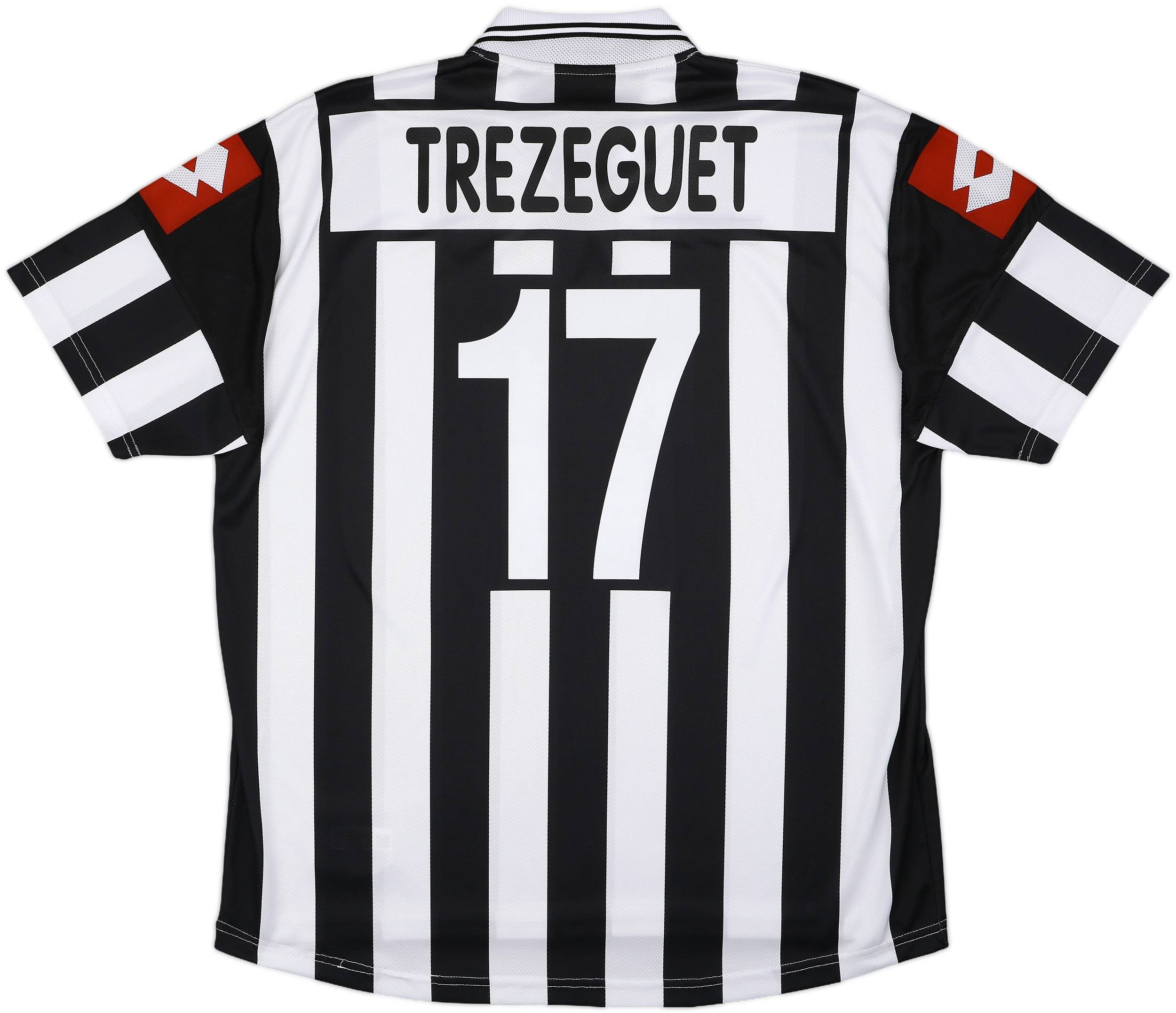 2000-01 Juventus European Home Shirt Trezeguet #17 - 7/10 - (XXL)