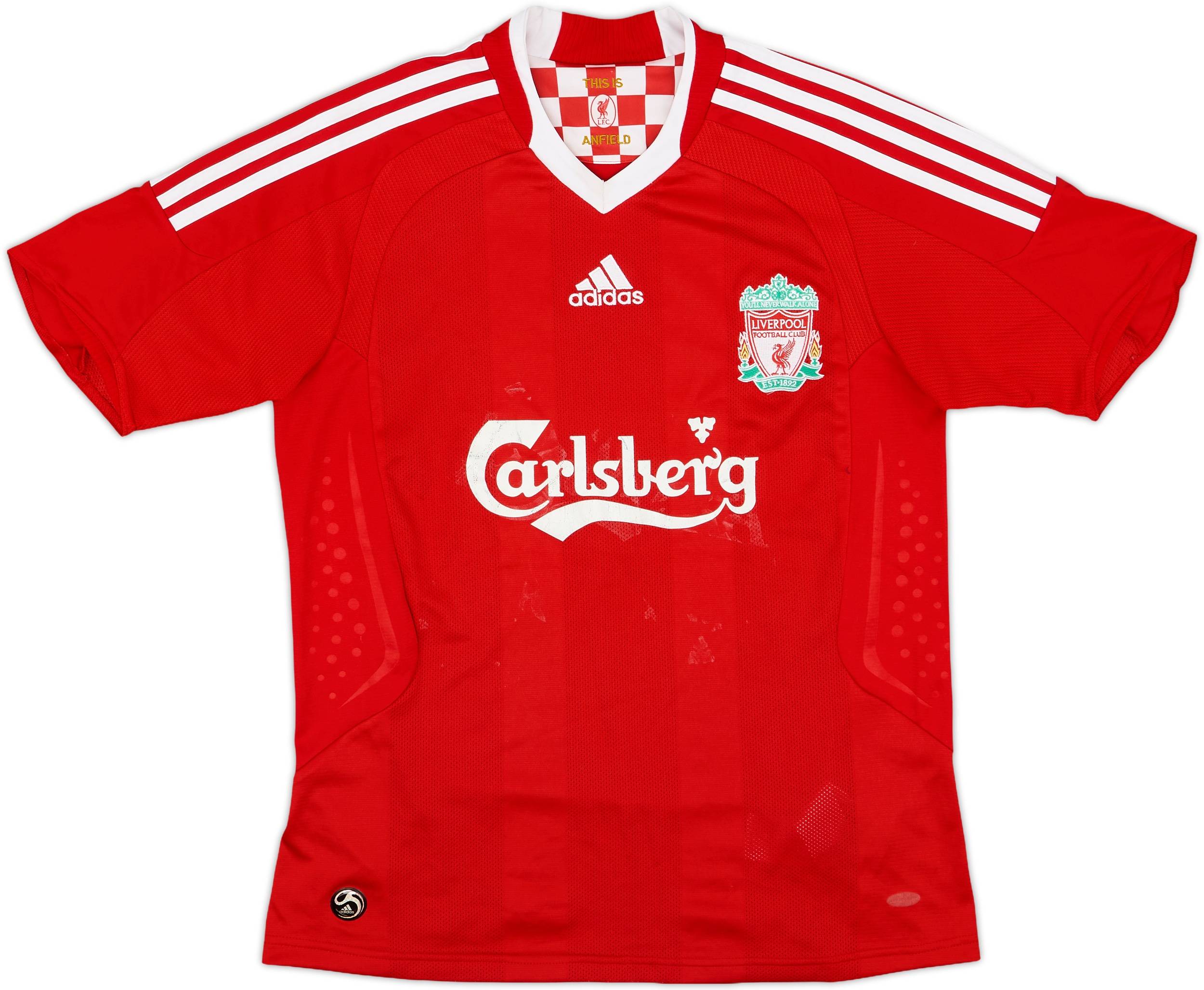 2008-10 Liverpool Home Shirt - 4/10 - (XL.Boys)