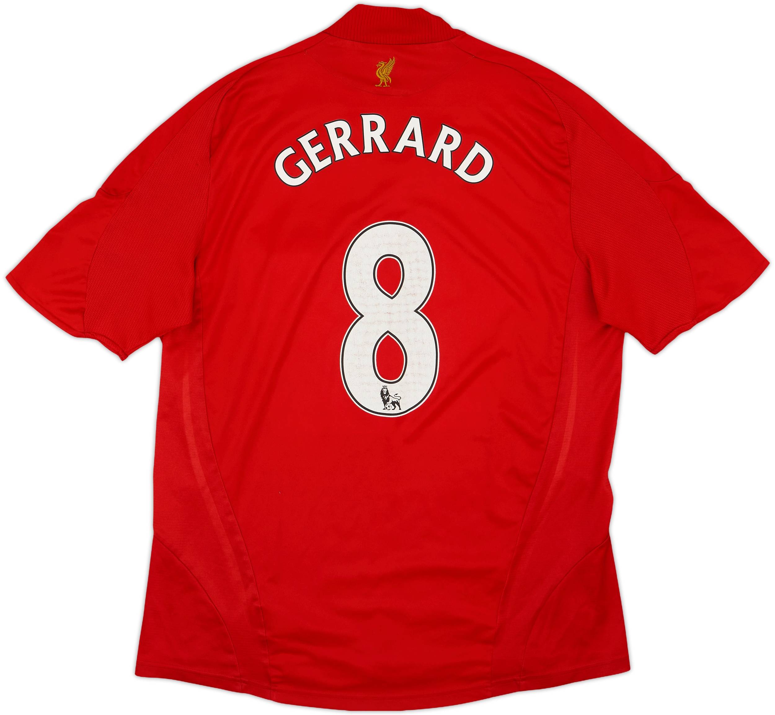 2008-10 Liverpool Home Shirt Gerrard #8 - 5/10 - (L)