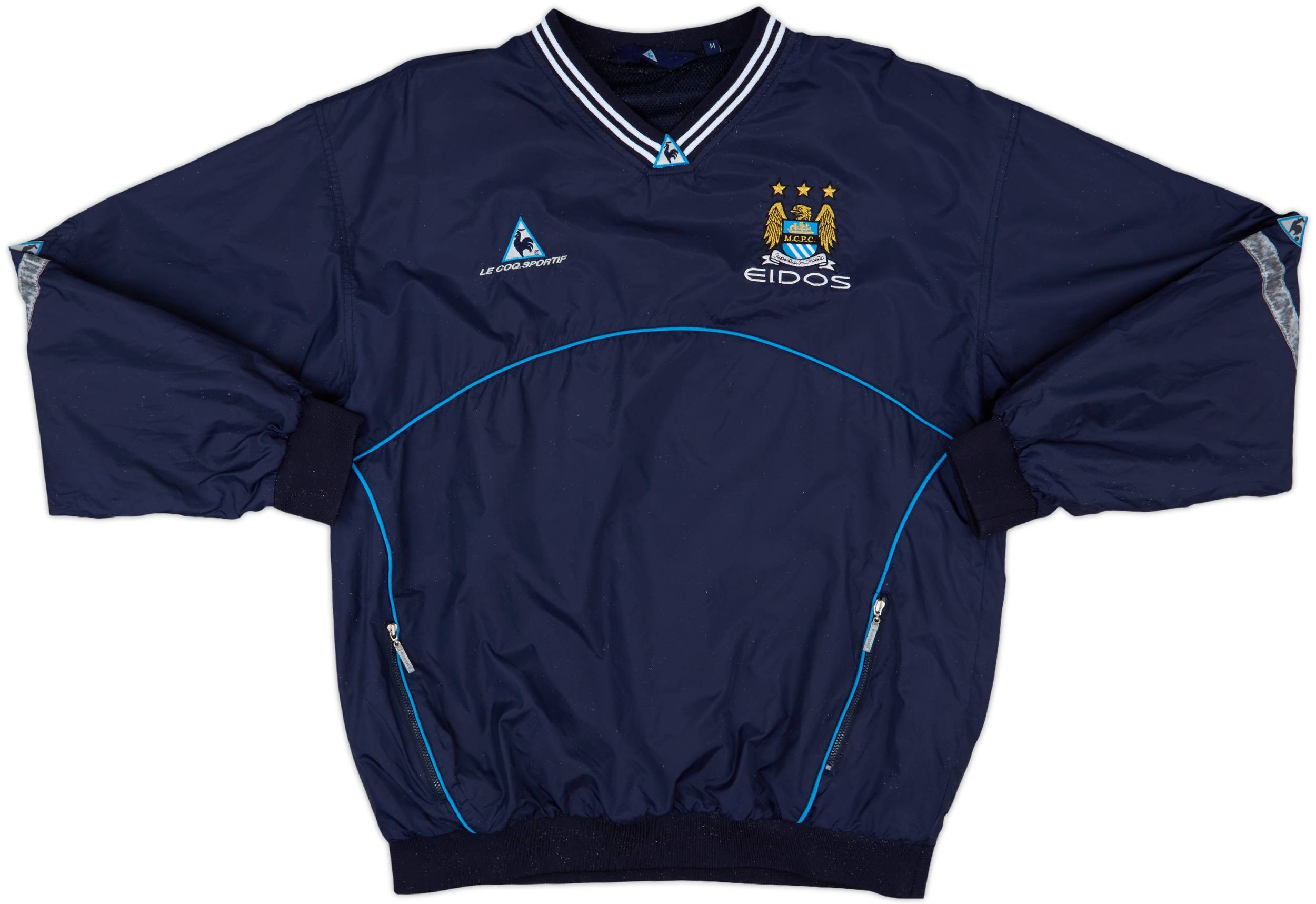 2002-03 Manchester City Le Coq Sportif Windbreaker - 4/10 - (M)