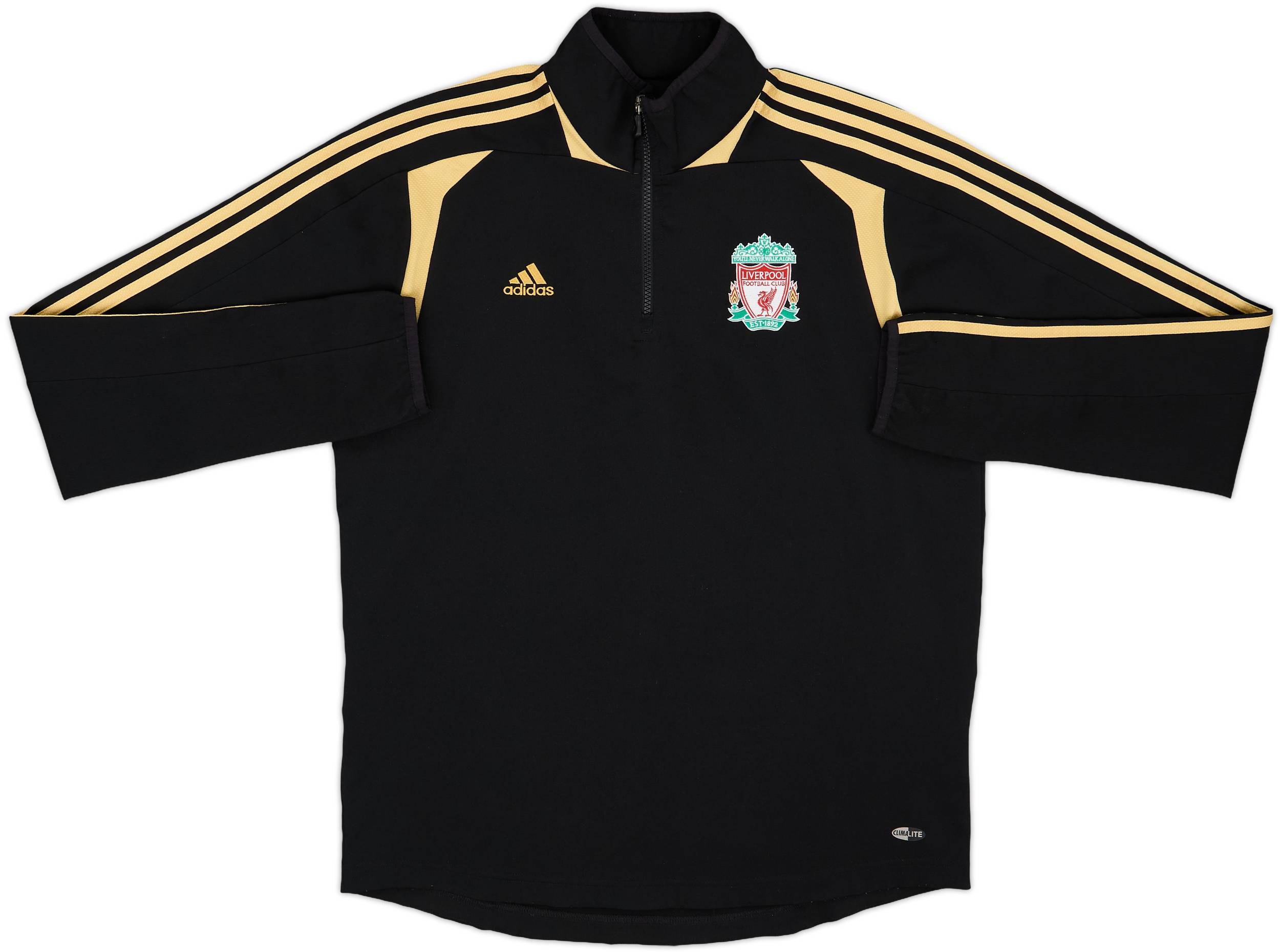 adidas リバプール 08/09 トレーニングトップ/ウーブンジャケット L 2008-09 Liverpool adidas 1/4 Zip Training Top - 8/10 - (L)