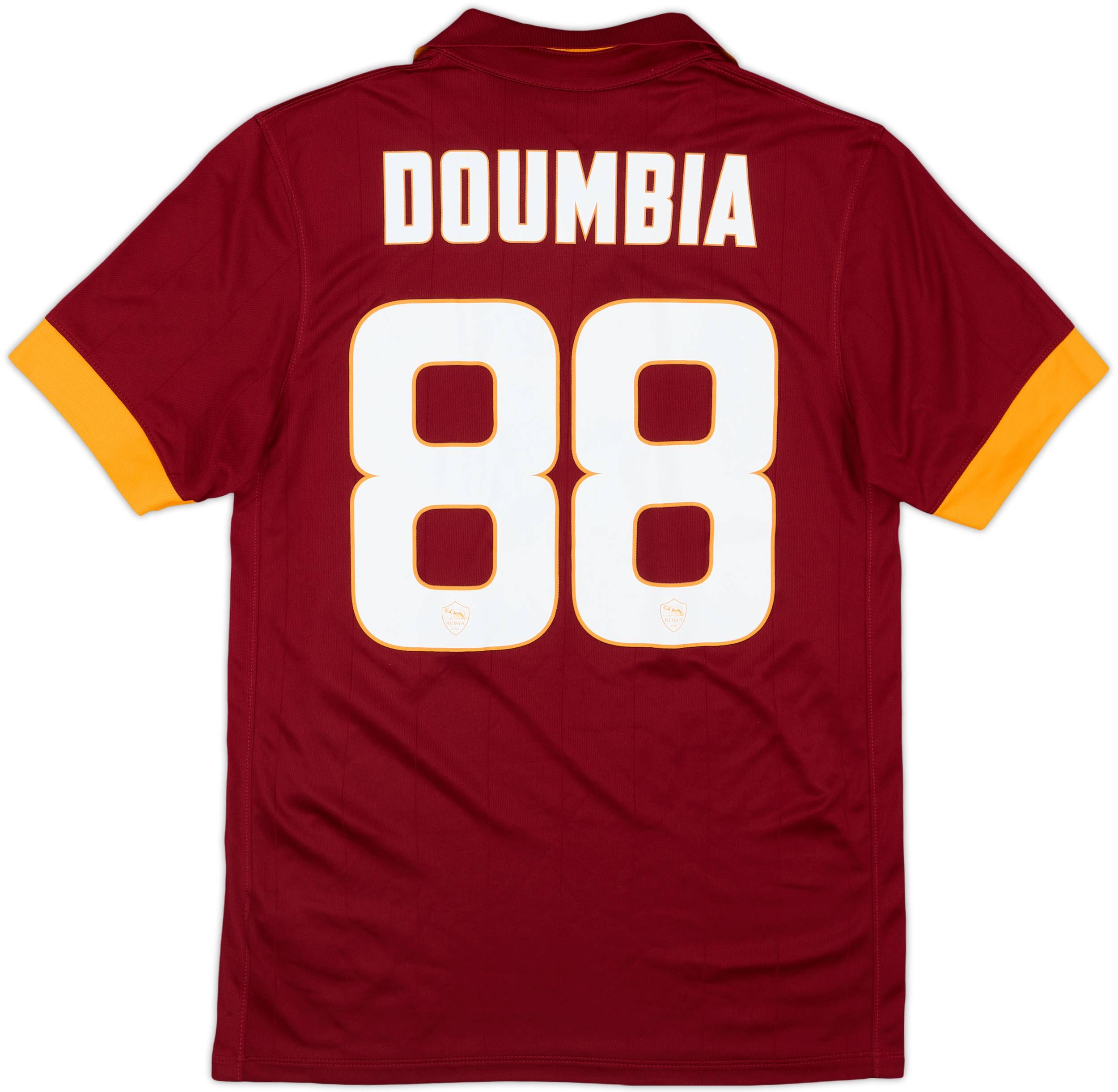 2015-16 Roma Home Shirt Doumbia #88 - 8/10 - (S)
