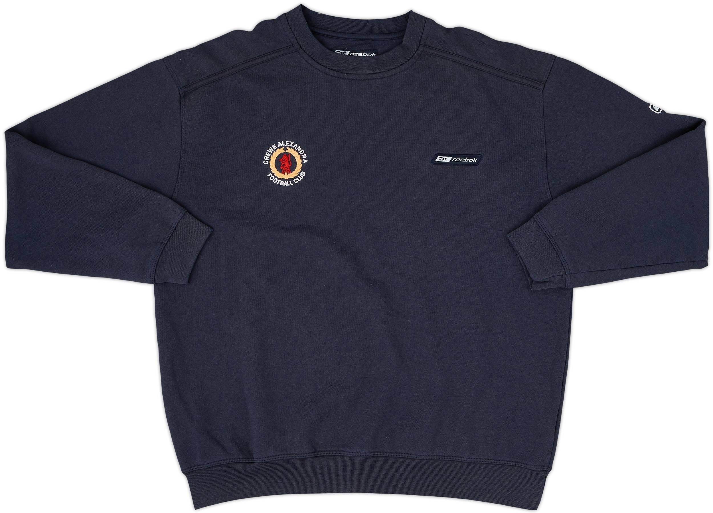 2003-04 Crewe Alexandra Reebok Sweat Top - 8/10 - (XL)