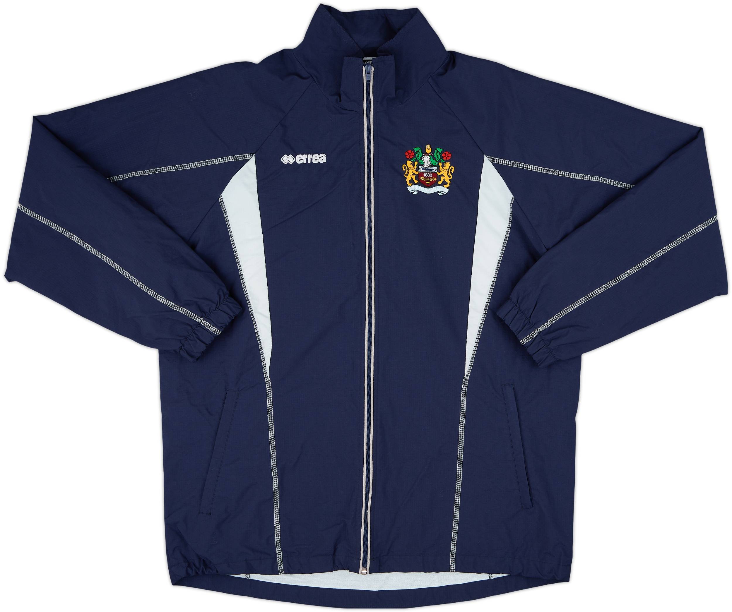 2005-06 Burnley Errea Hooded Rain Jacket - 8/10 - (L)