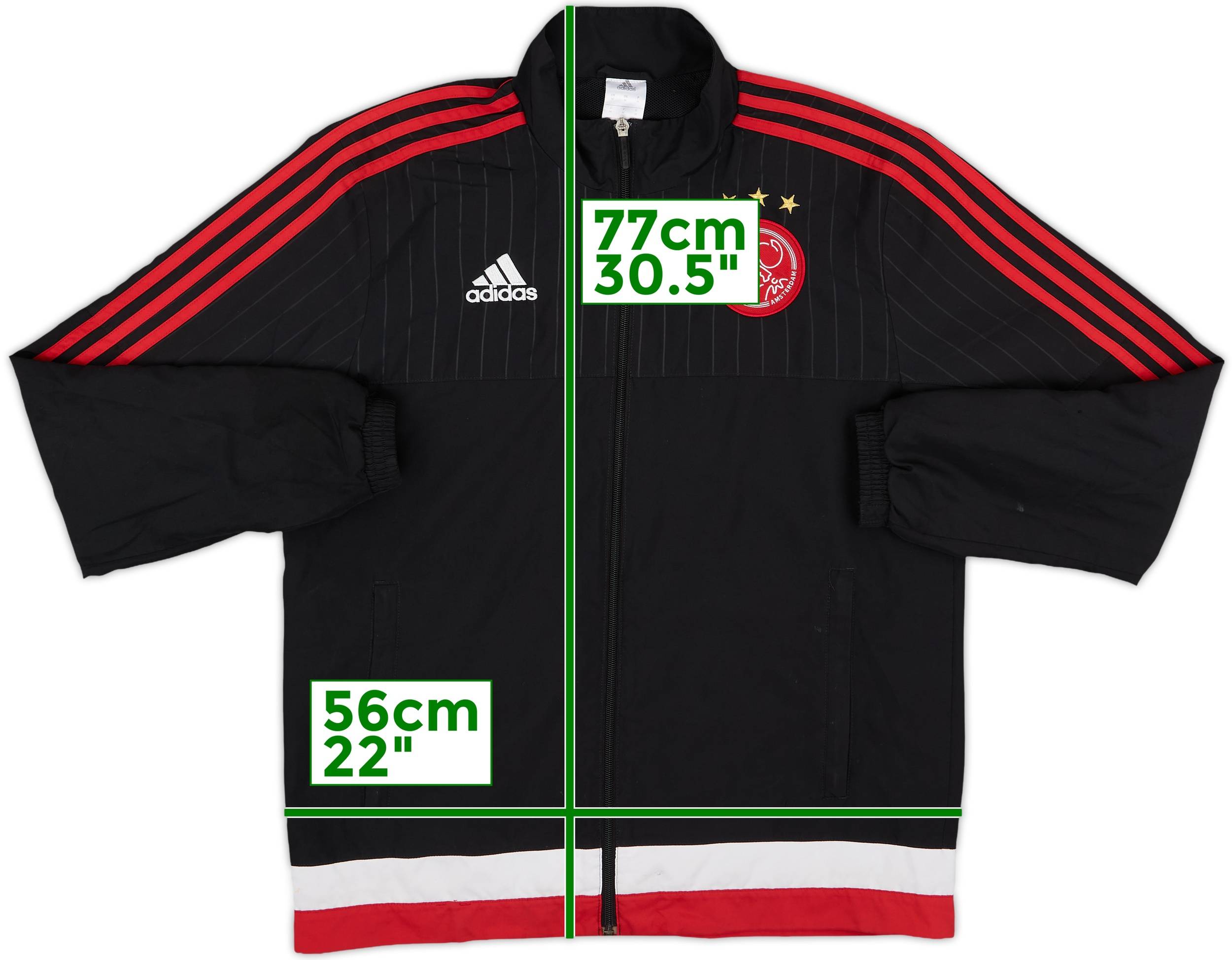 2017-18 Ajax adidas Track Jacket - 6/10 - (M)