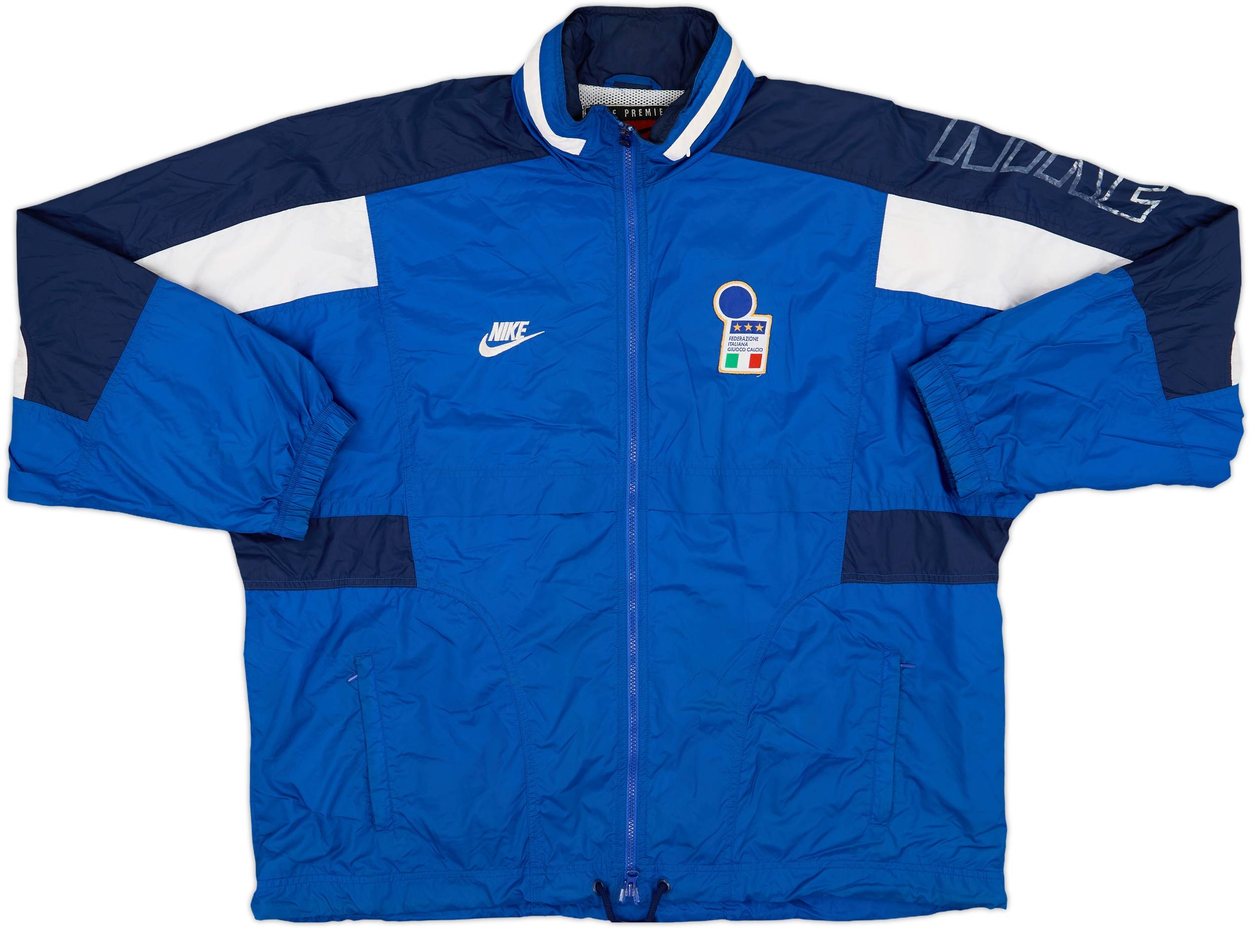 1996-97 Italy Nike Hooded Rain Jacket - 5/10 - (XL)