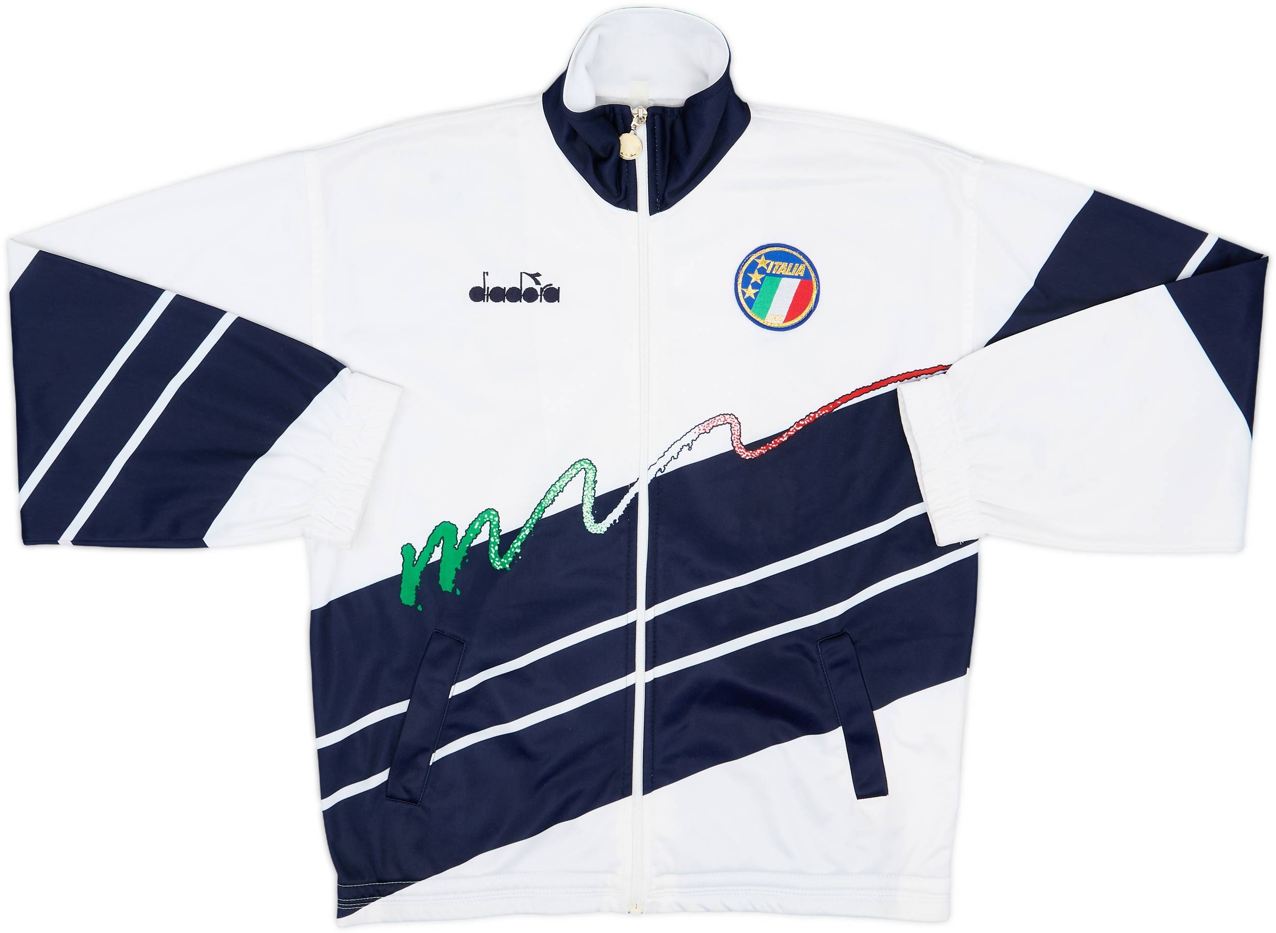 1990 Italy Diadora Track Jacket - 8/10 - (M)