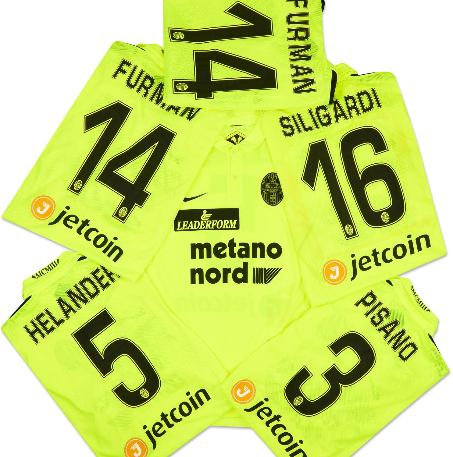 2015-16 Hellas Verona Match Issue Third Shirt #