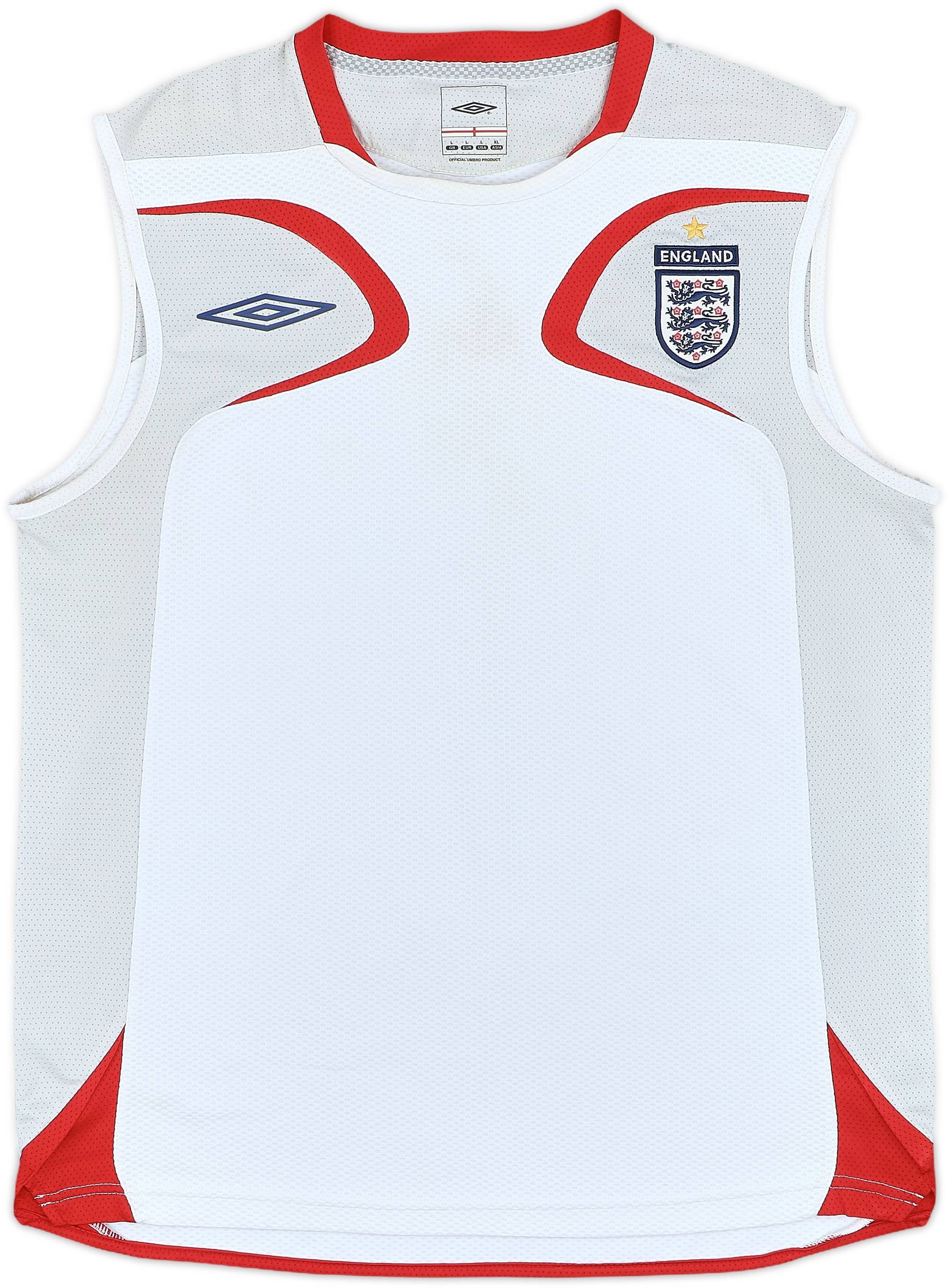 England Umbro Training Vest アンブロ 2006-07 England Umbro Training Vest - 7/10 - (S)