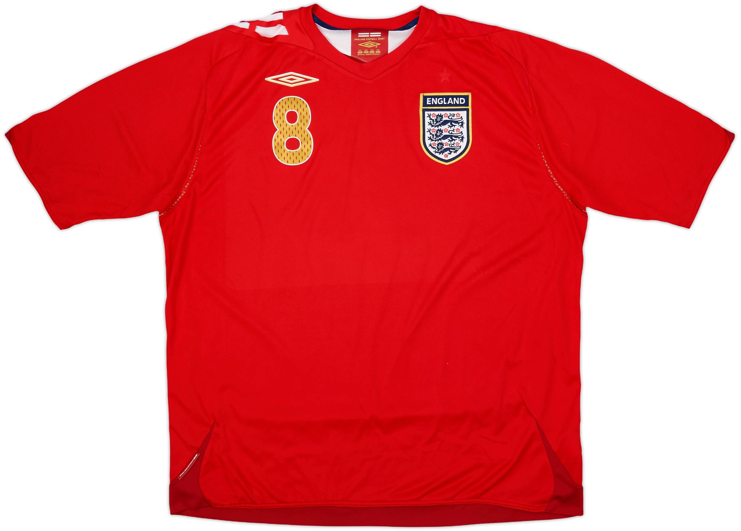 イングランド代表 2006-2008 アウェイ #8 ランパード サッカー イングランド代表 2006 アウェイ #8 ランパード S