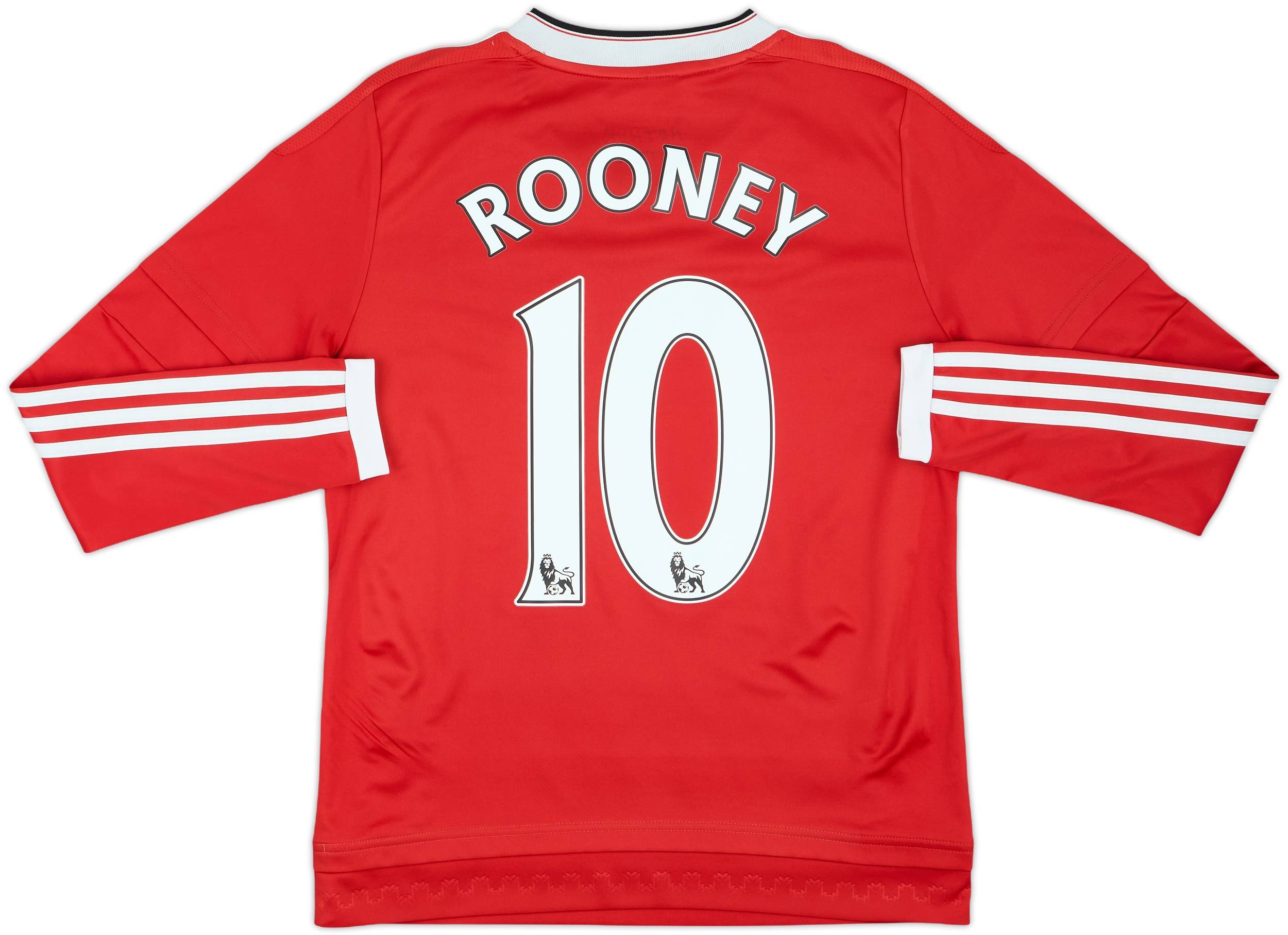 2015-16 Manchester United Home L/S Shirt Rooney #10 - 7/10