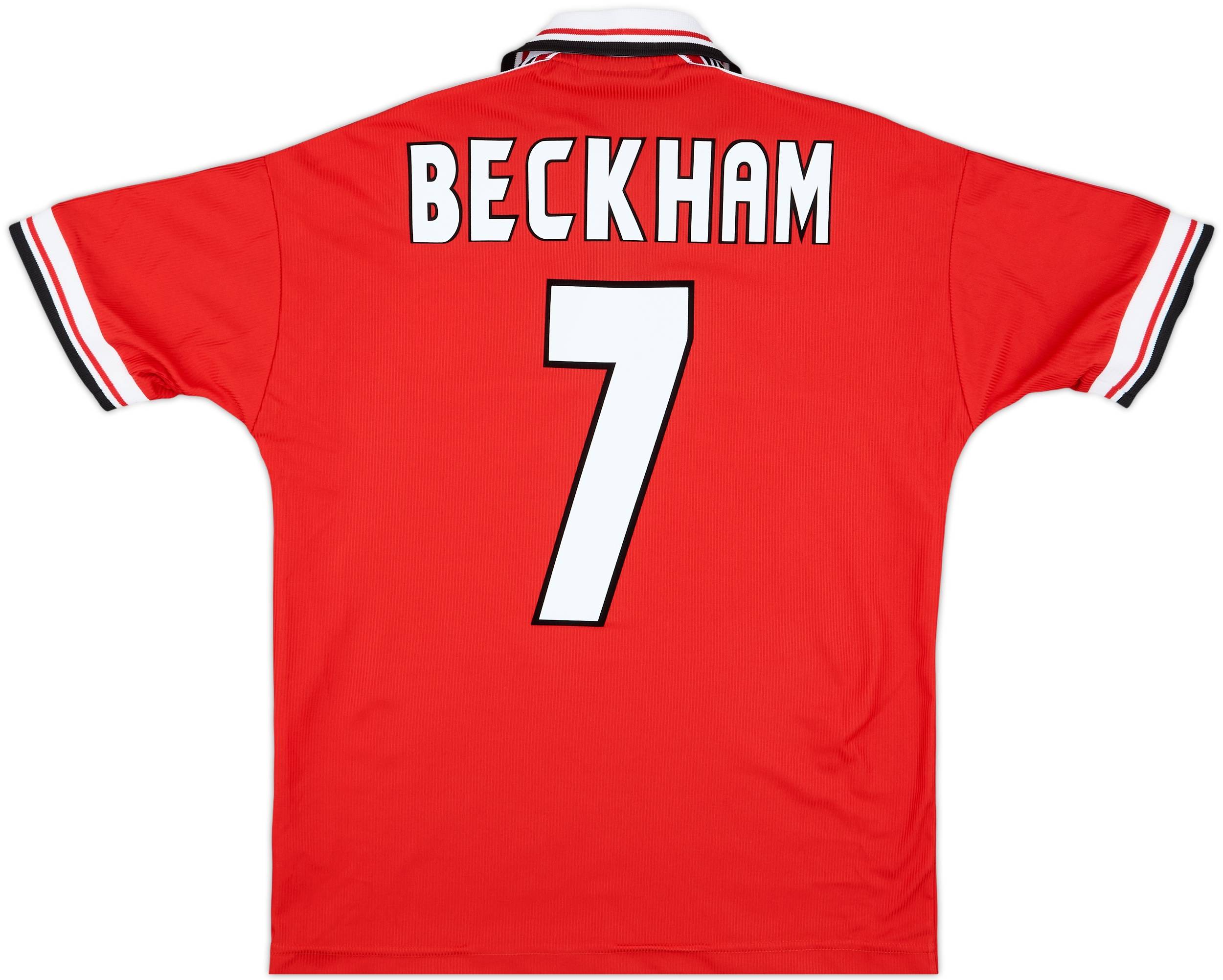 Manchester Beckham 1998/1999 7番 海外正規品 L David Beckham #7 Manchester United 1998-1999 Long Sleeve