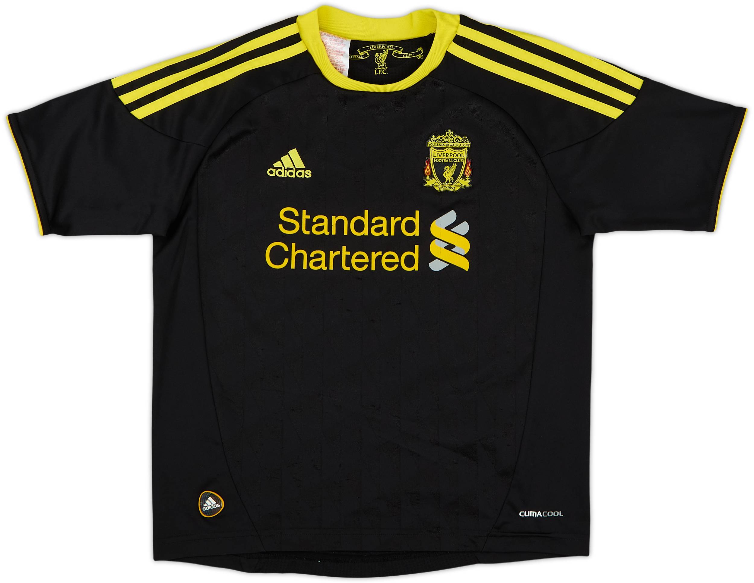 FC Liverpool ゲームシャツ　ブート品 LIVERPOOL 2008 2010 AWAY FOOTBALL SHIRT SOCCER JERSEY ADIDAS