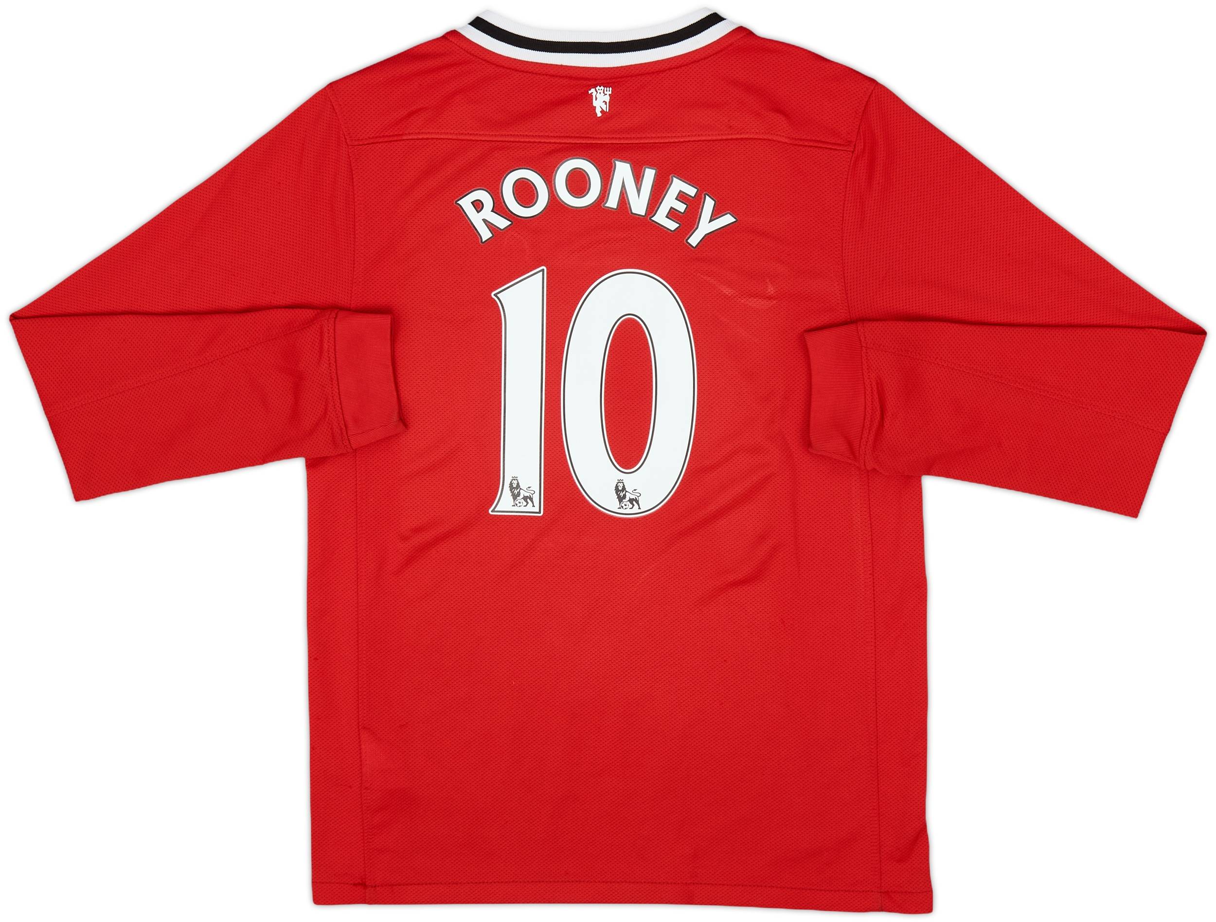 2011-12 Manchester United Home L/S Shirt Rooney #10 - 7/10