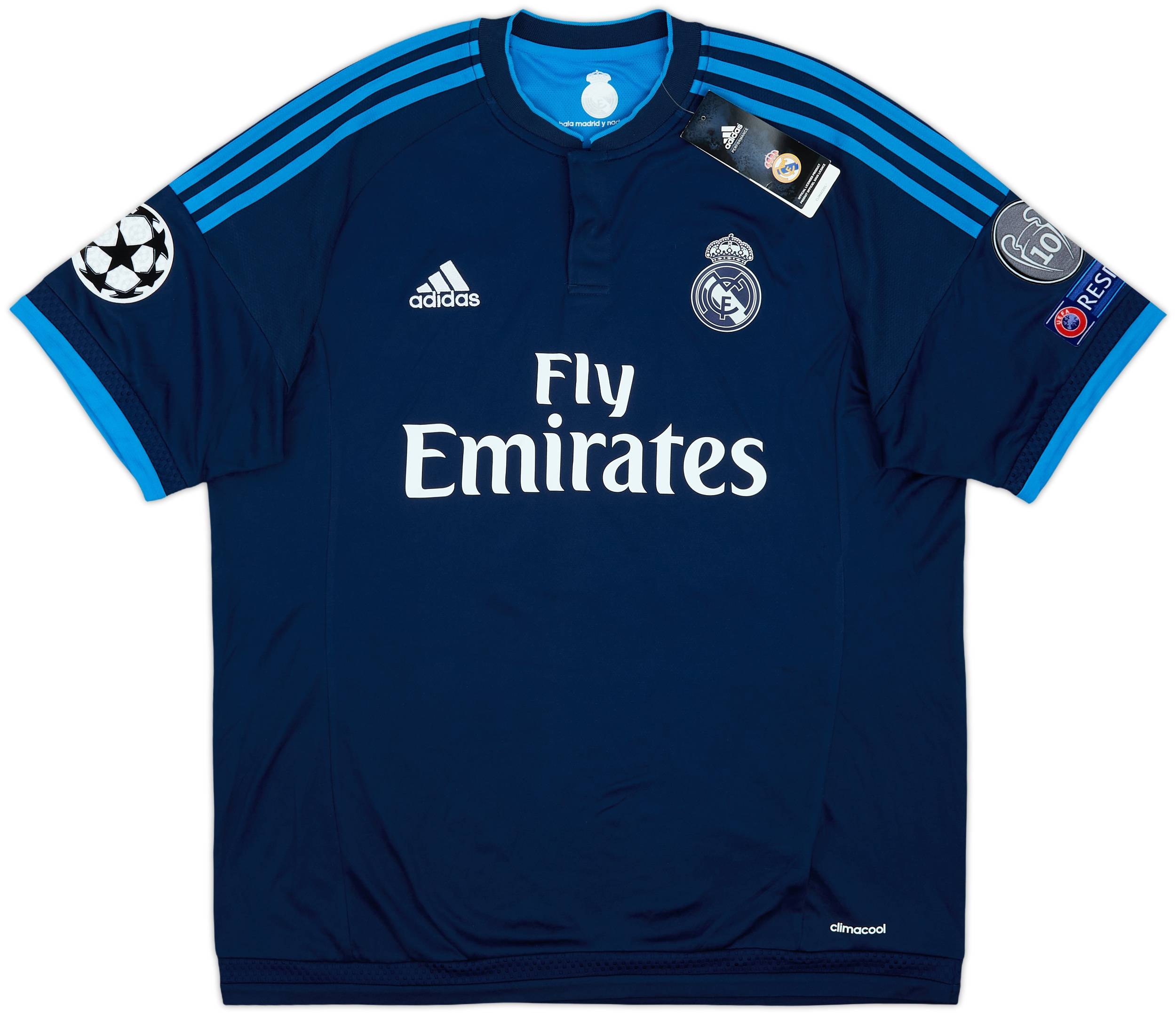 応援グッズ adidas REAL MADRID #12 MARCELO 15-16 2015-16 Real Madrid Third Shirt Marcelo #12 (L)