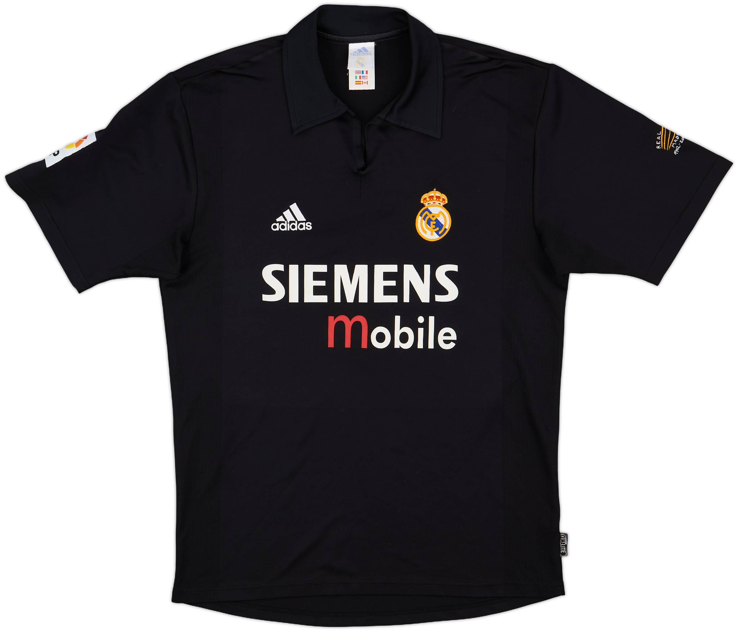 2002-03 Real Madrid Centenary Away Shirt Zidane #5 - 9/10 - (S)