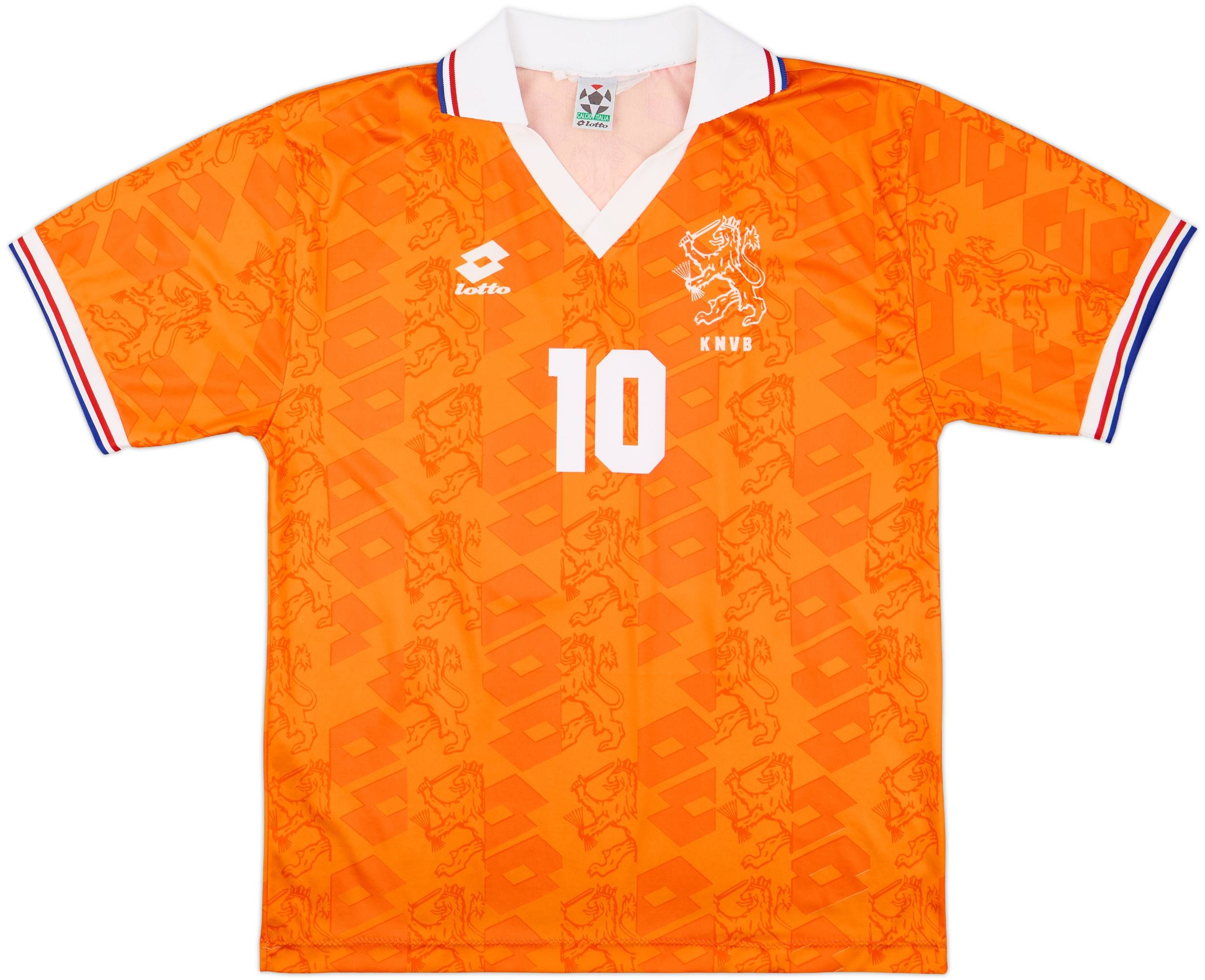 1994 Netherlands Home Shirt Bergkamp #10