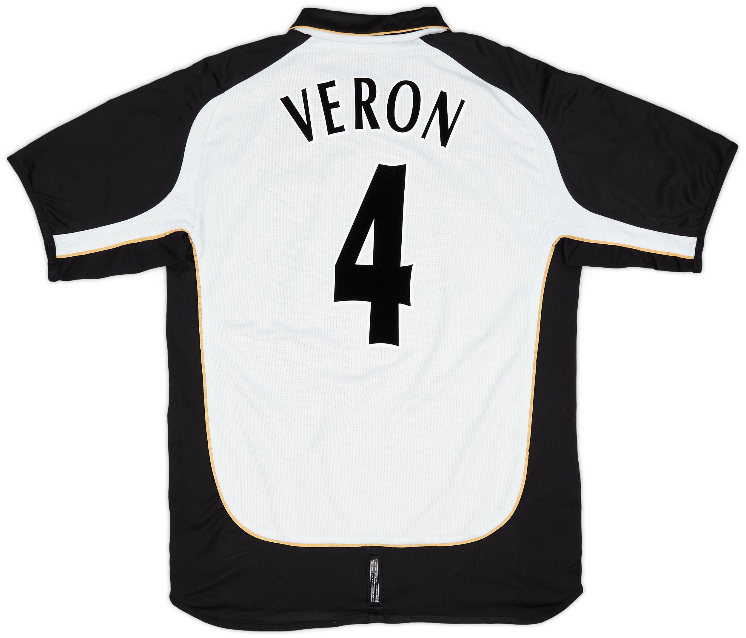 2001-02 Manchester United Centenary Away/Third Shirt Veron #4 - 8/10 - (XL)