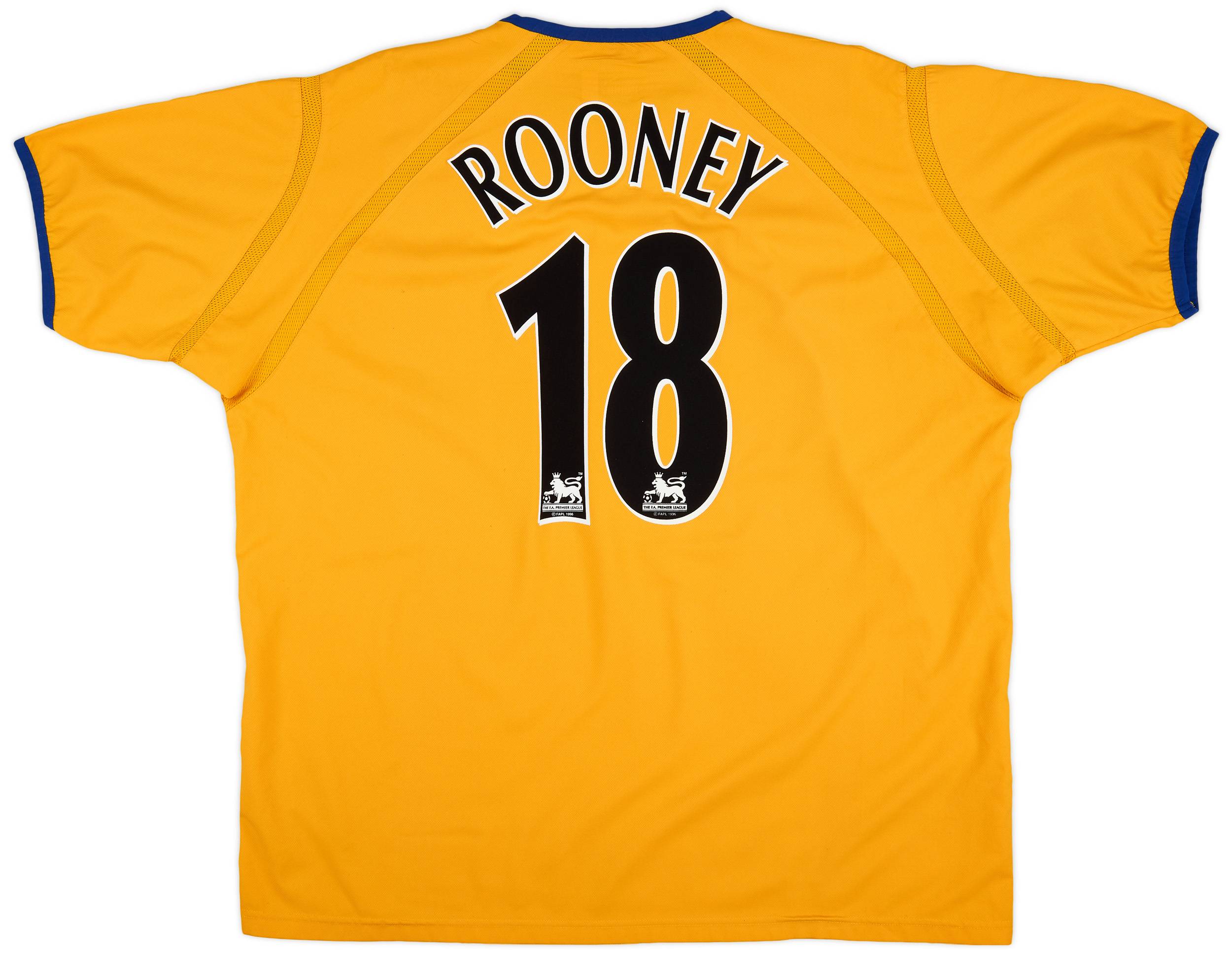 2003-04 Everton Away Shirt Rooney #18 - 8/10 - (XXL)