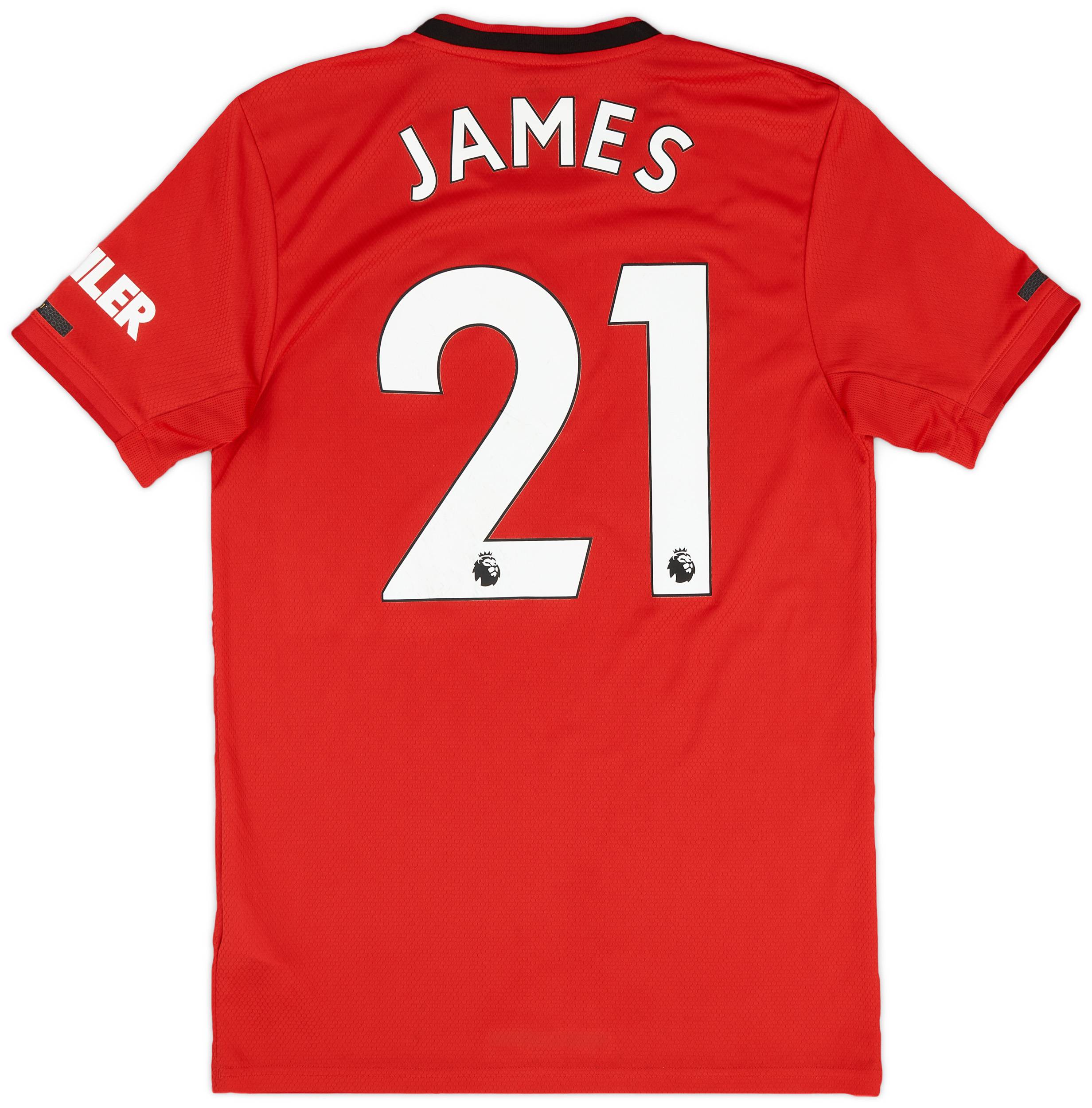 2020-21 Manchester United Home Shirt James #21 - 8/10 - (S)