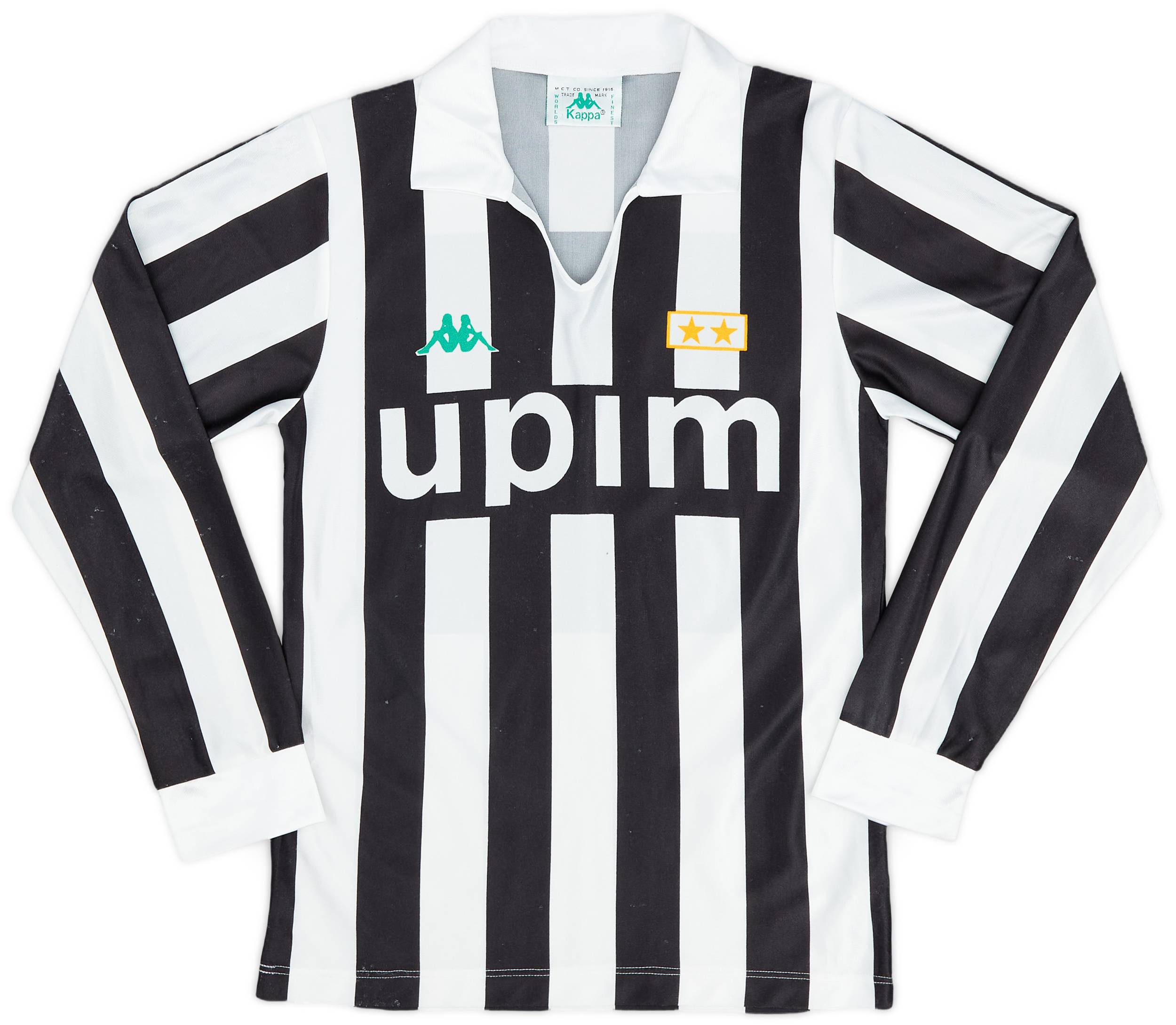 1991-92 Juventus Basic Home L/S Shirt - 8/10 - (XS)