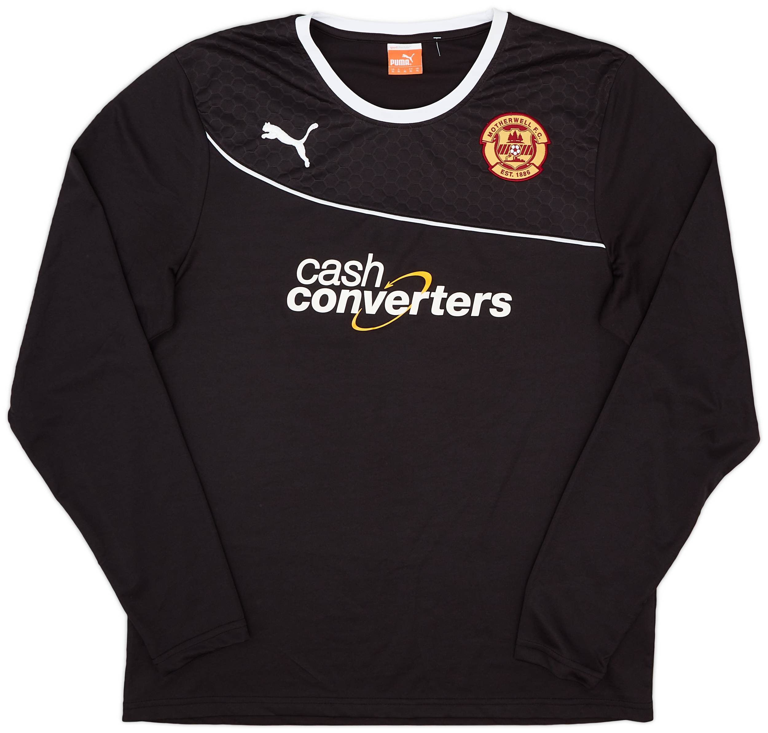 2013-14 Motherwell Away L/S Shirt - 9/10 - (XL)