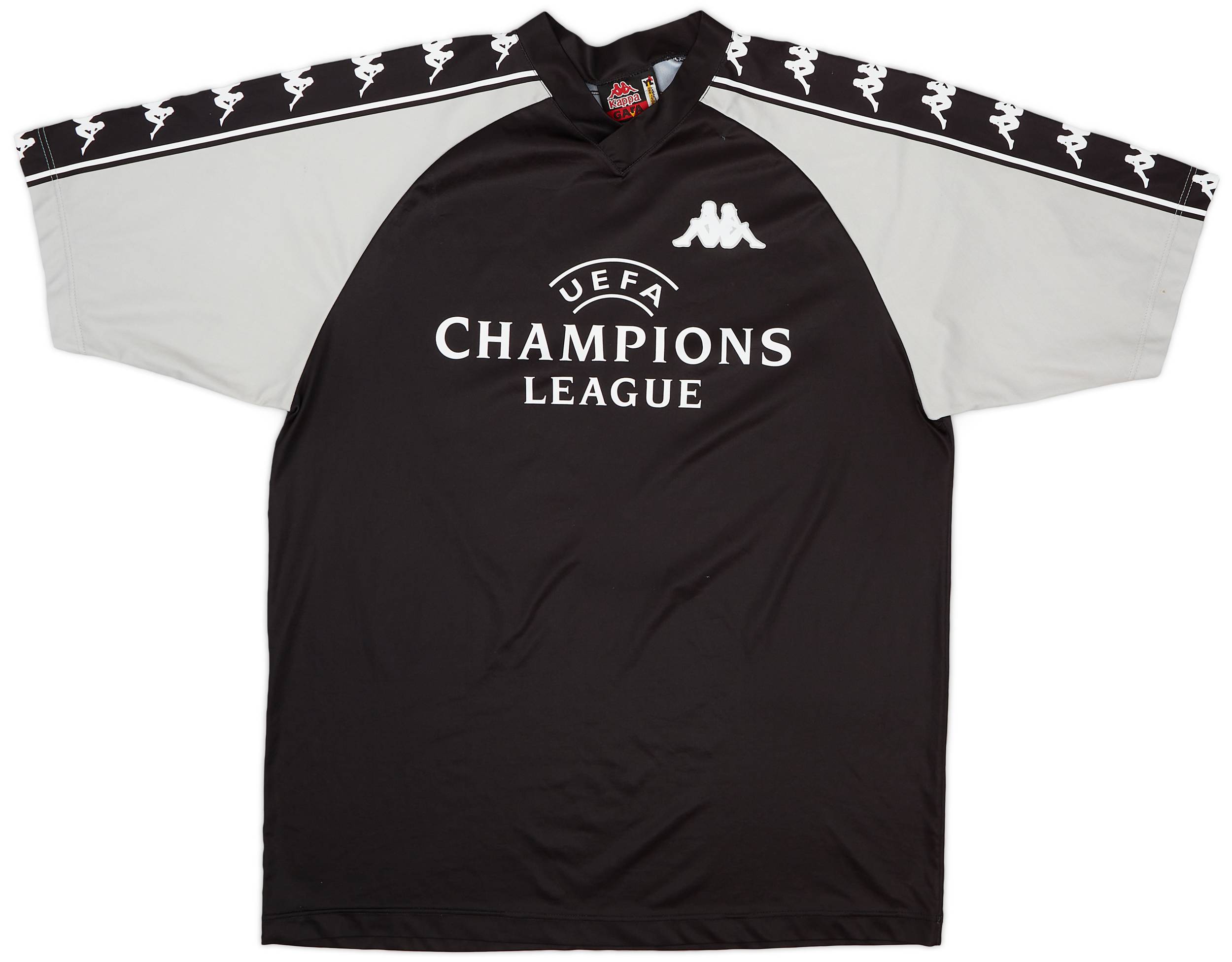1995-96 Champions League Kappa Training Tee (Juventus) - 7/10 - (XL)