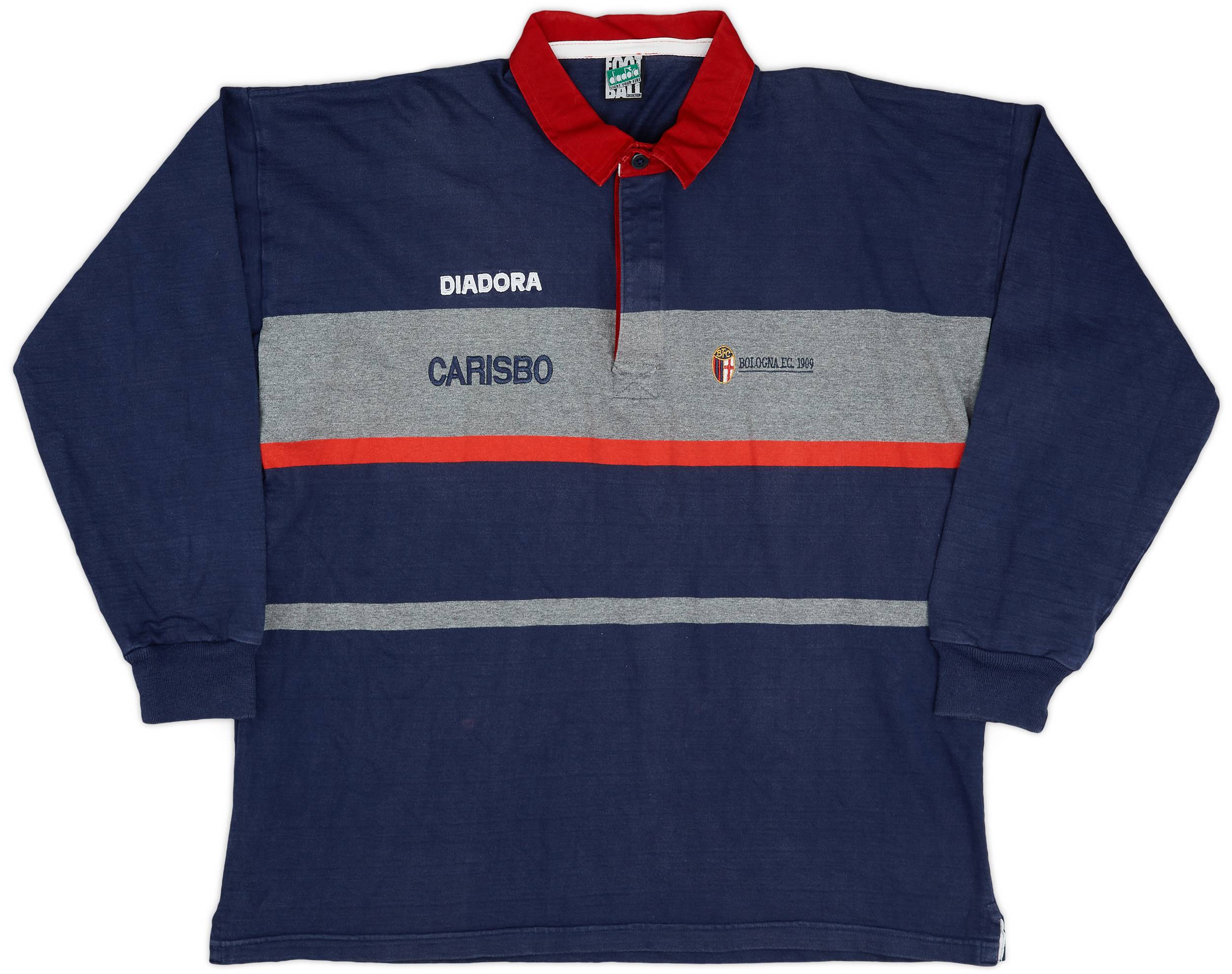 1996 97 Bologna Diadora Rugby L S Shirt 8 10 XXL