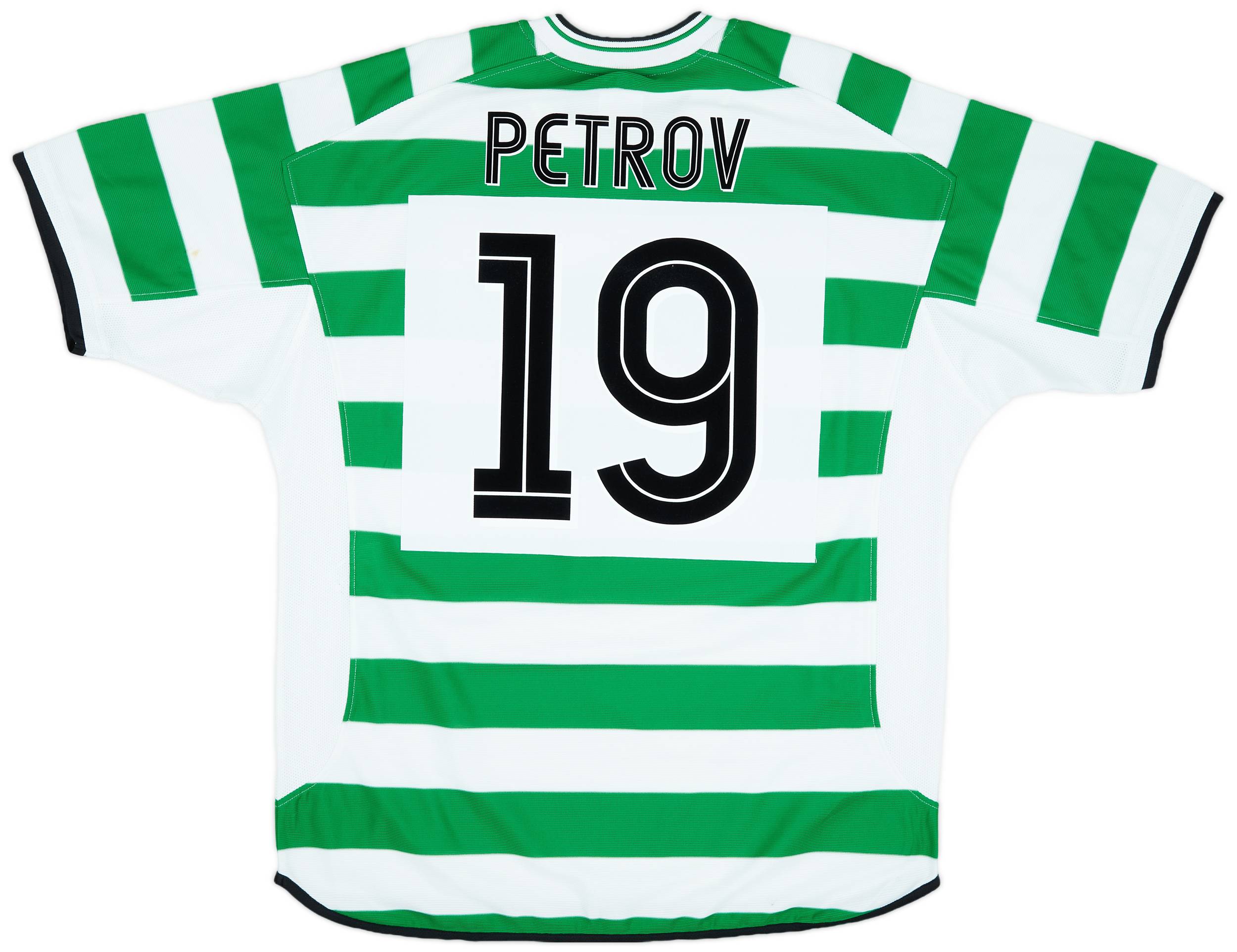2001-03 Celtic Home Shirt Petrov #19 - 7/10 - (XL)