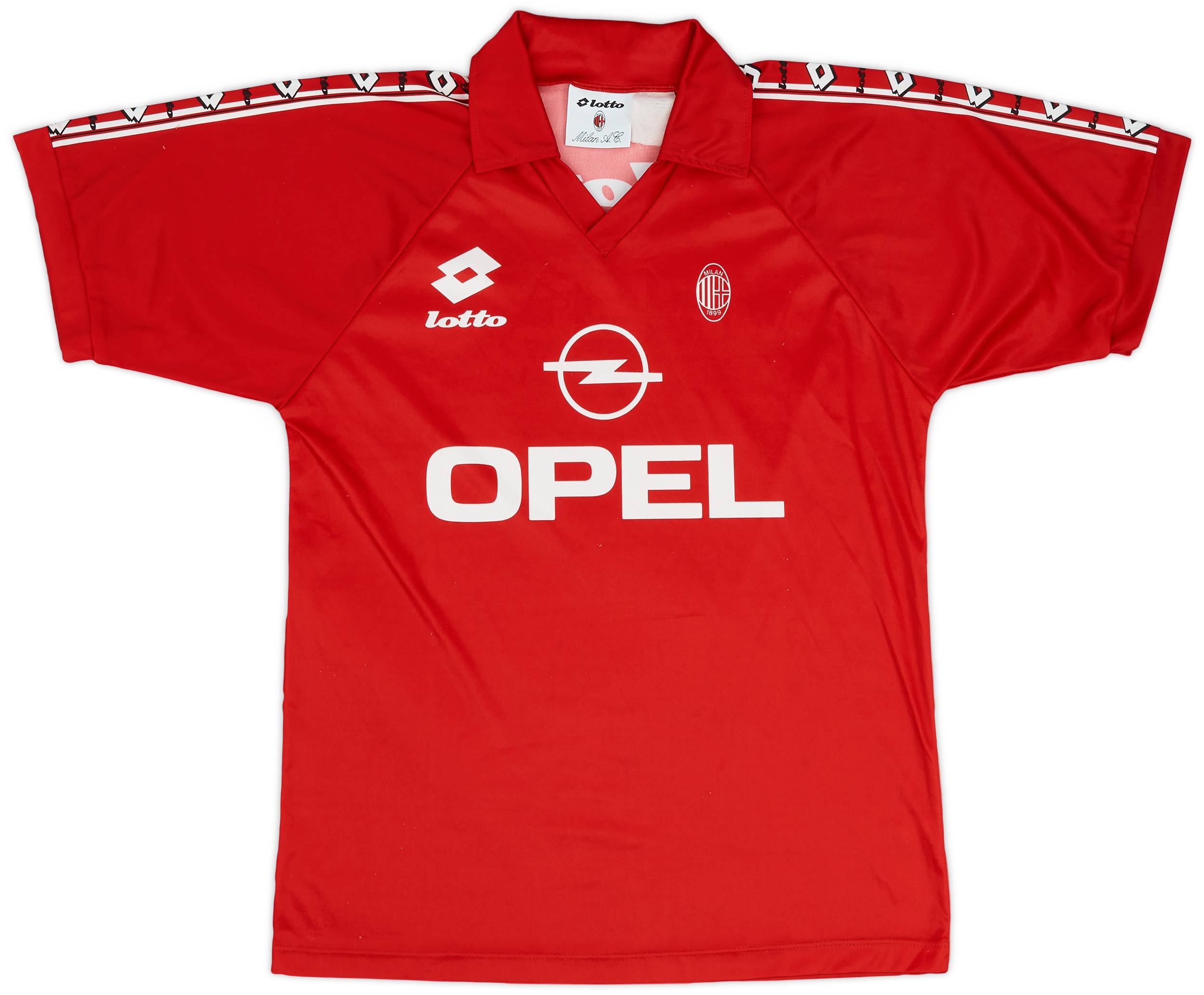 1995-96 AC Milan Lotto Training Shirt - 9/10 - (S)