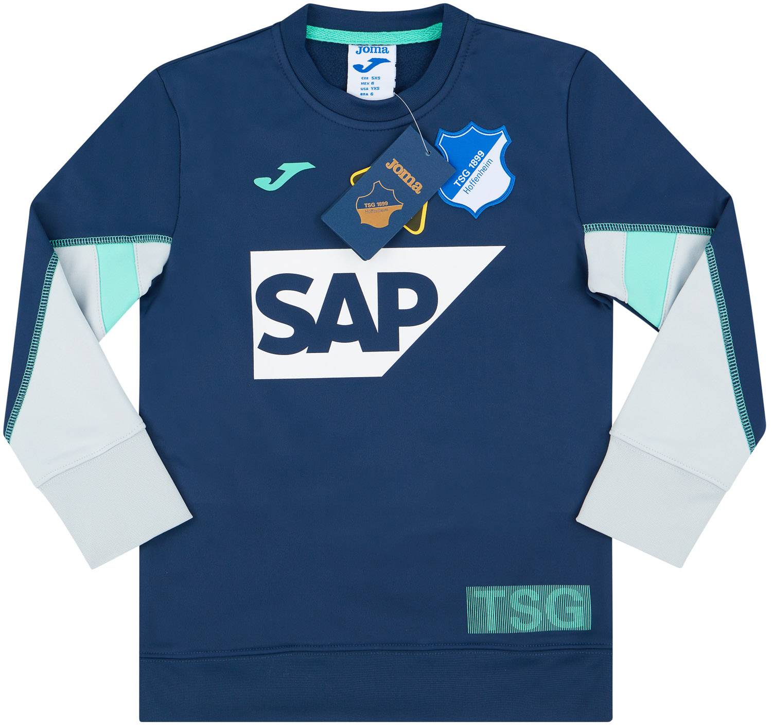 2019-20 TSG Hoffenheim Joma Training Sweat Top 4XS.Boys