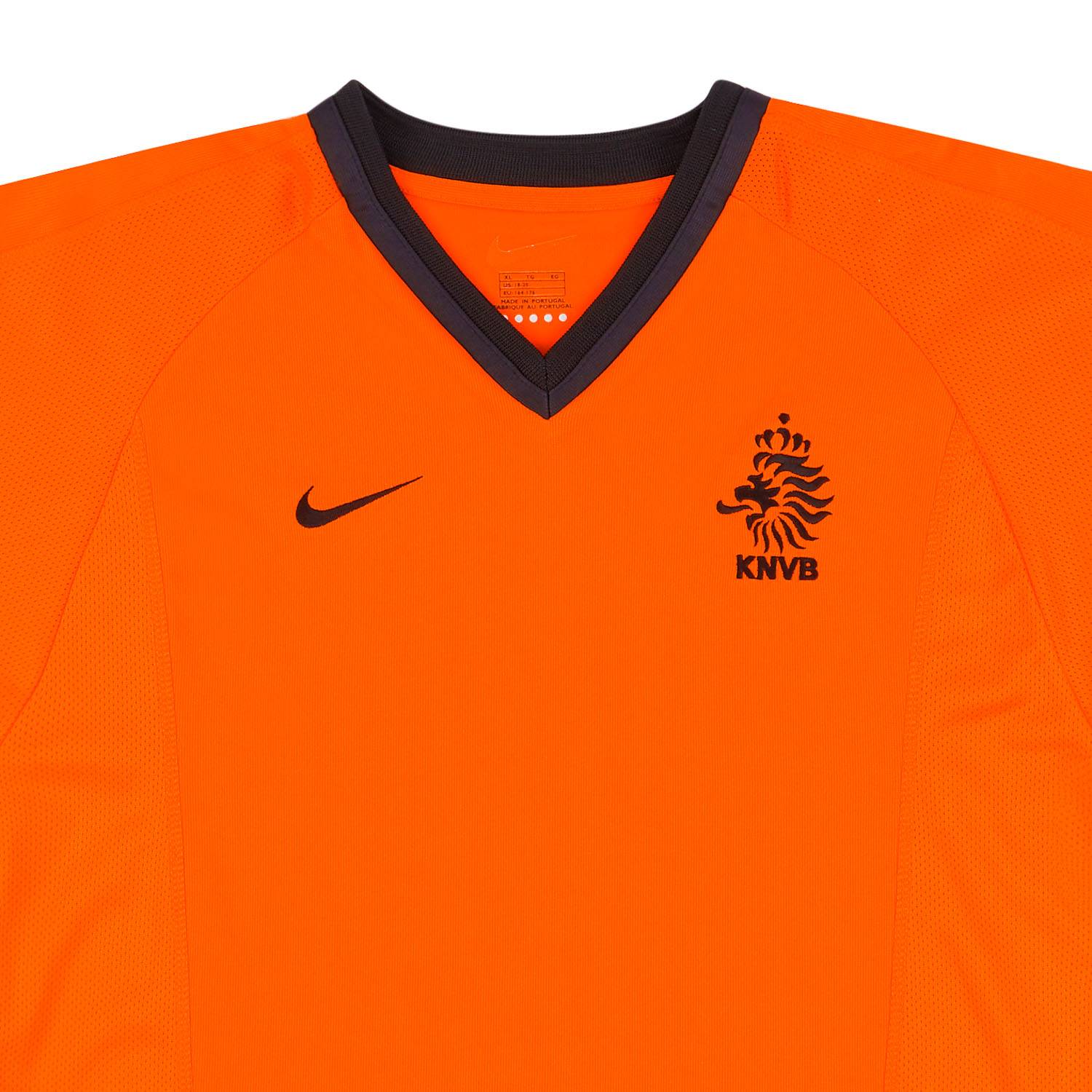 90s duke footballshirt XL 貴重 鬼レア 2000-02 Netherlands Home Shirt (XL.Kids)