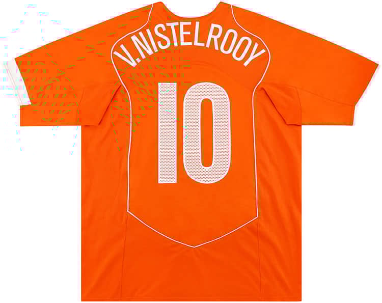 2004-06 Netherlands Home Shirt V.Nistelrooy #10 - 9/10