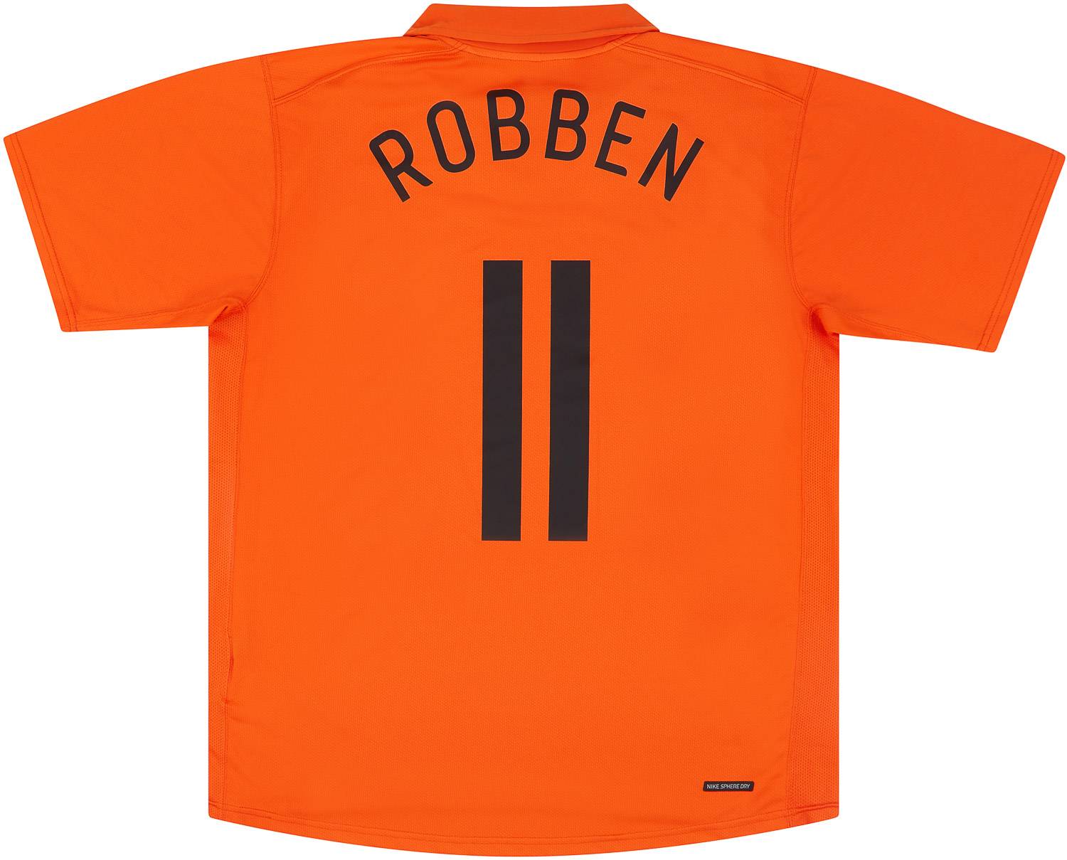 2006-08 Netherlands Home Shirt Robben #11 - 7/10