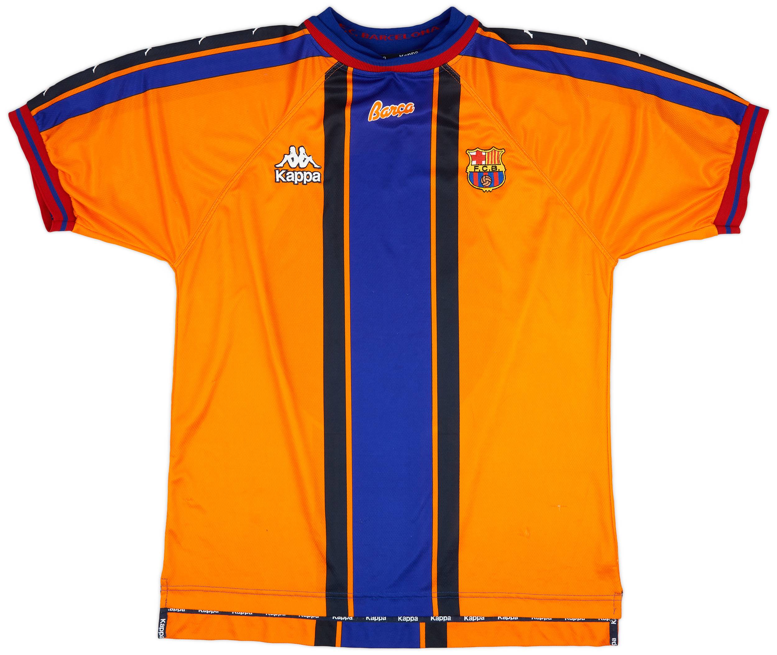 1997-98 Barcelona Away Shirt - 8/10 - (XL)
