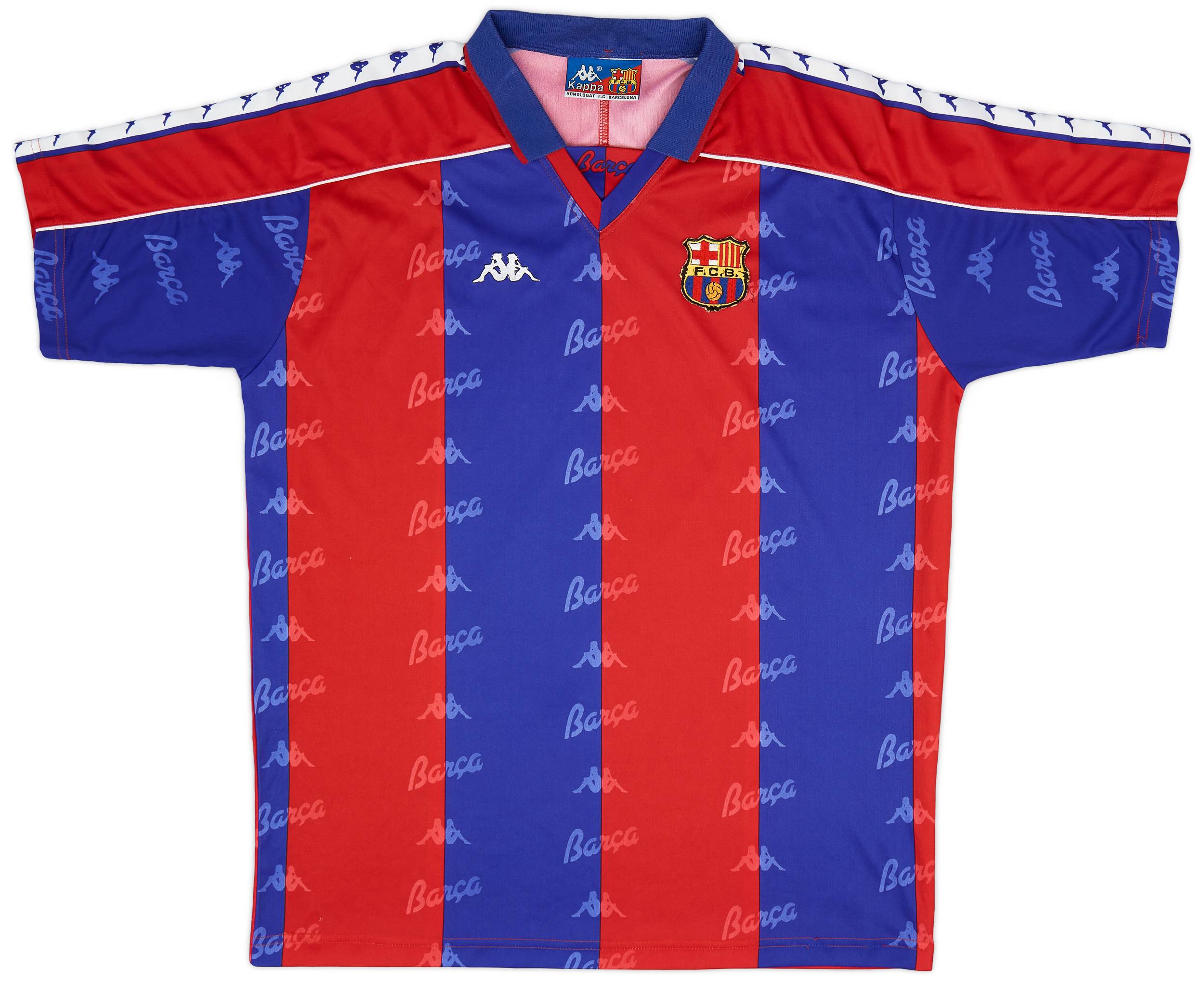 1992-95 Barcelona Home Shirt - 9/10 - (XL)