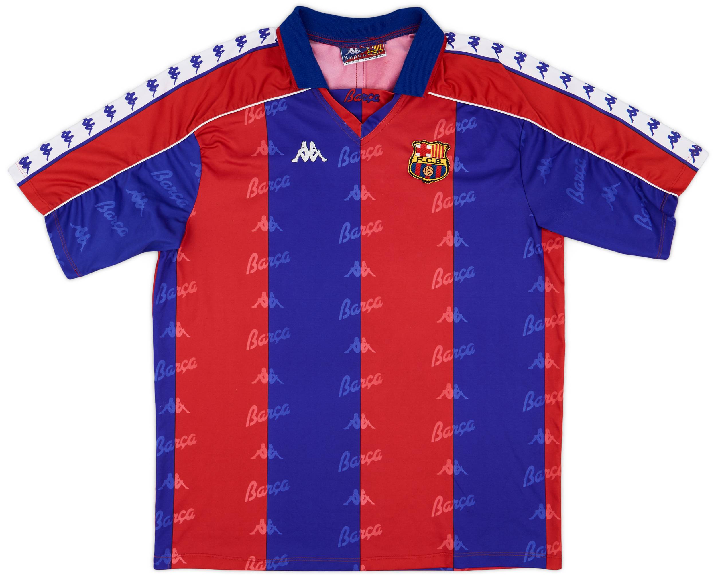 1992-95 Barcelona Home Shirt - 8/10 - (XL)