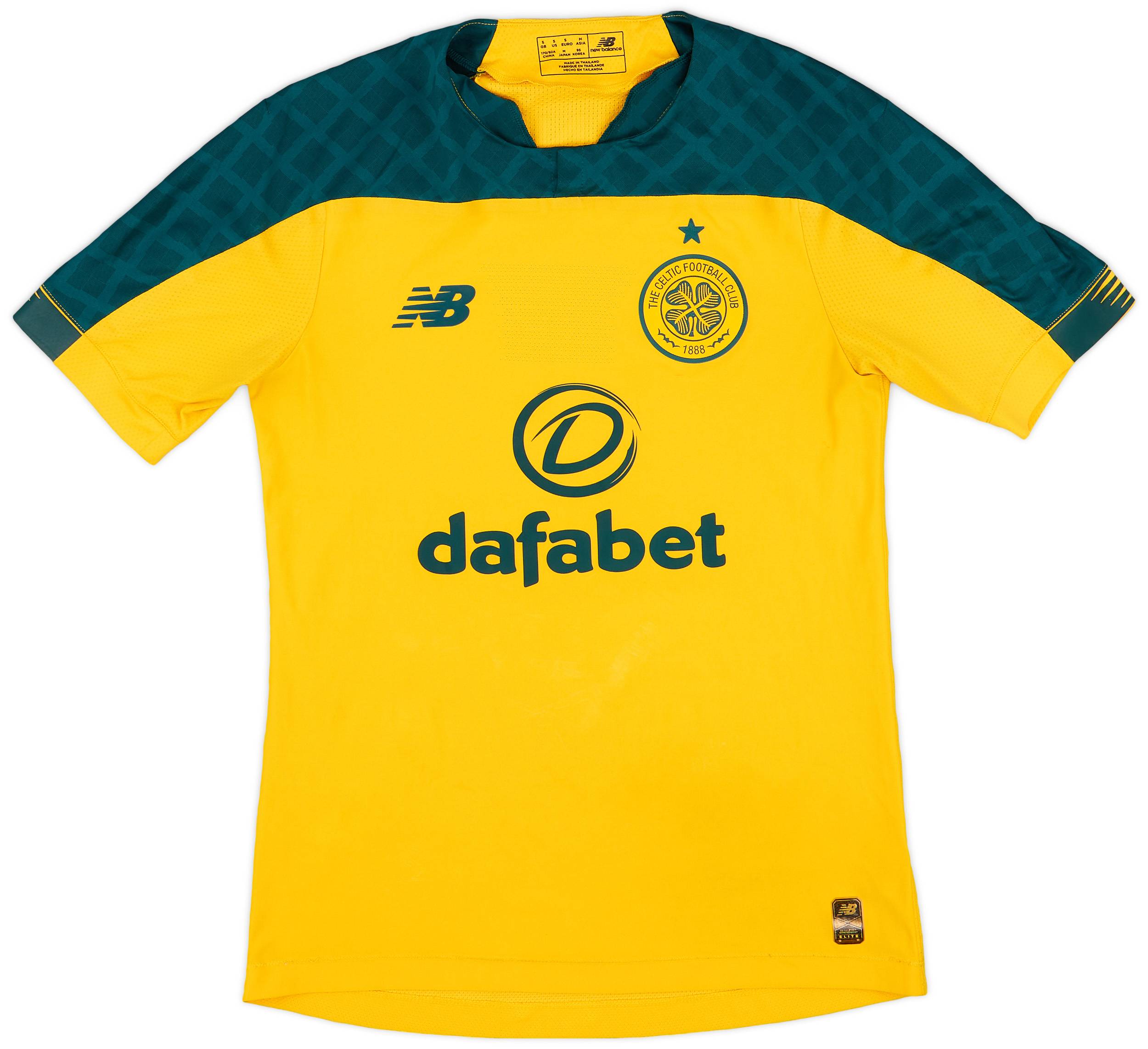 2019 20 Celtic Player Issue Away Shirt 8 10 S