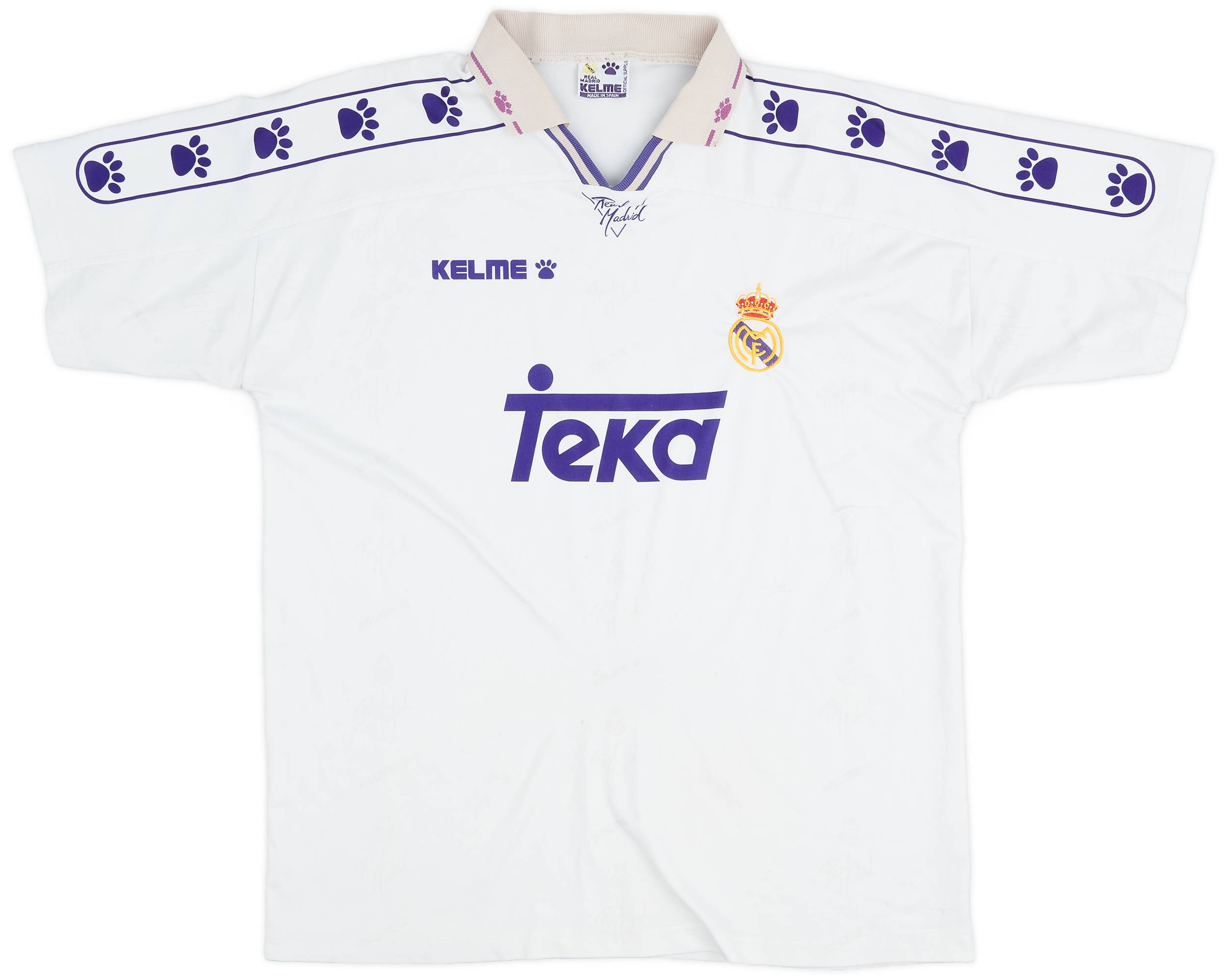 1994-96 Real Madrid Home Shirt - 6/10 - (XL)