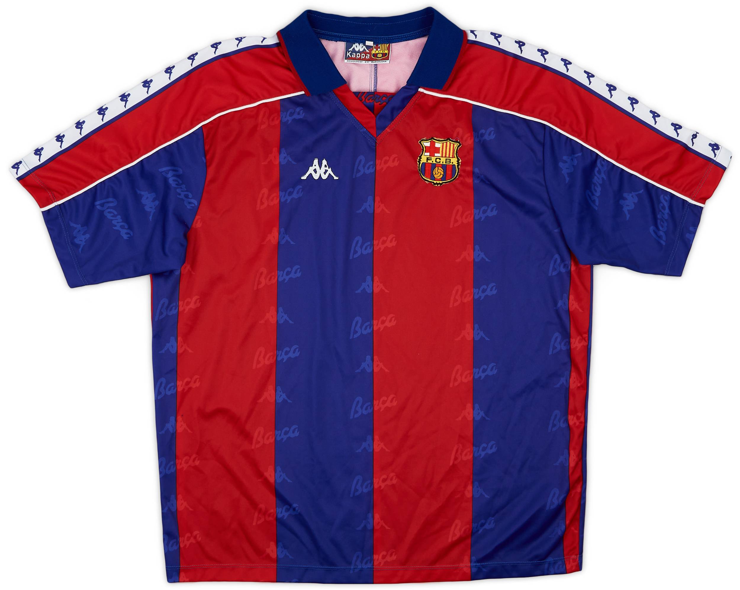 1992-95 Barcelona Home Shirt - 8/10 - (XL)