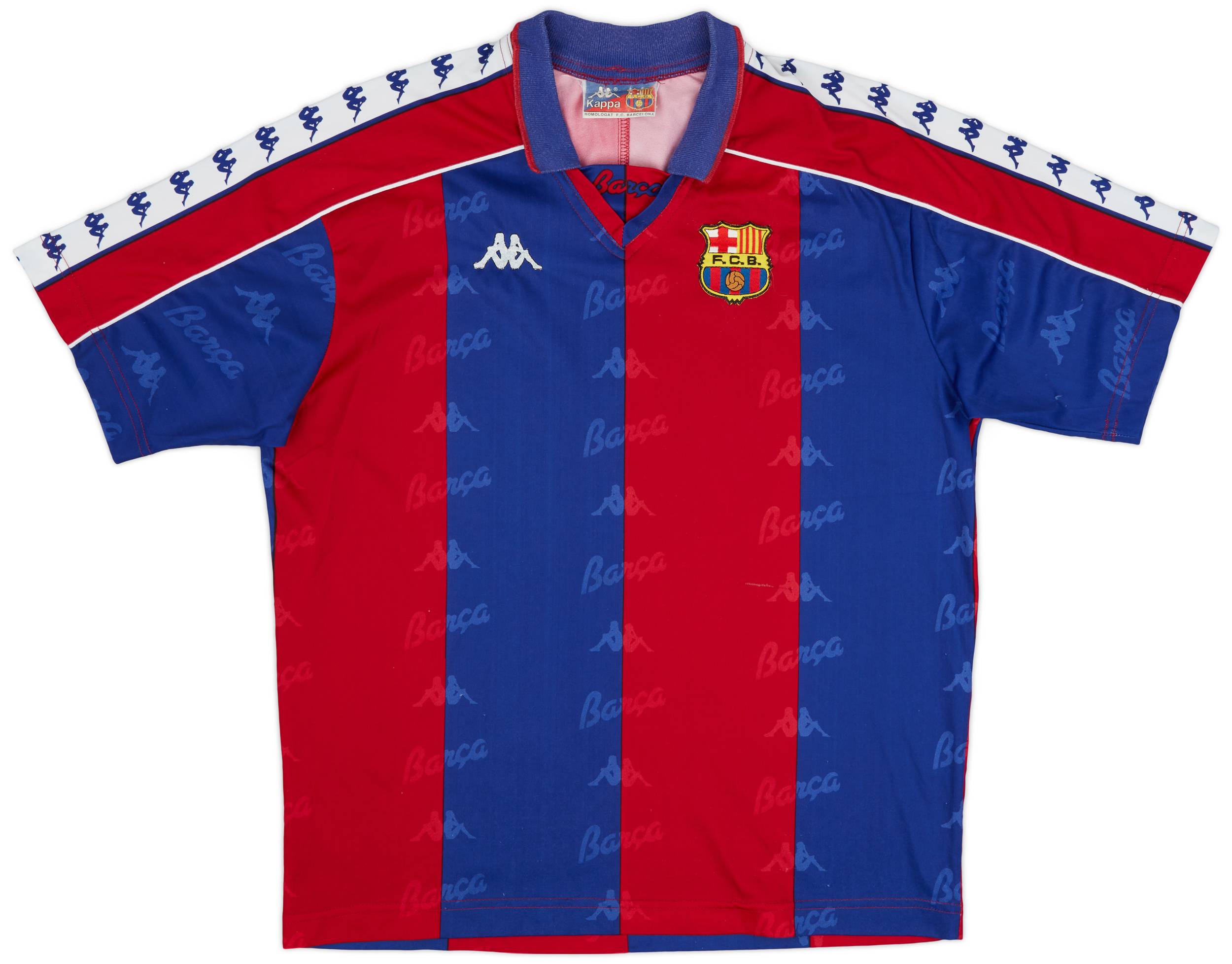 1992-95 Barcelona Home Shirt - 9/10 - (L)