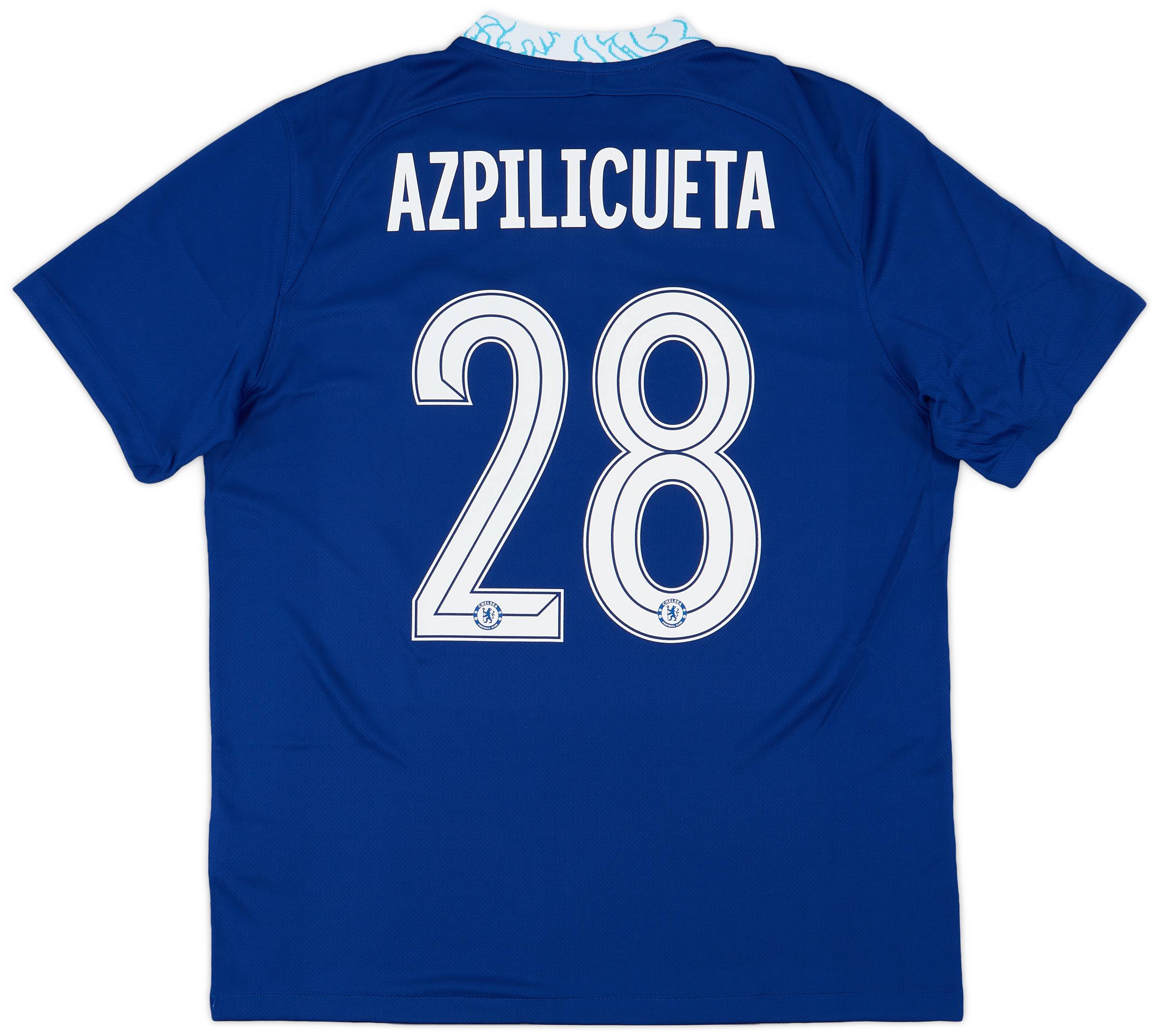 2022-23 Chelsea Home Shirt Azpilicueta #28 (L)