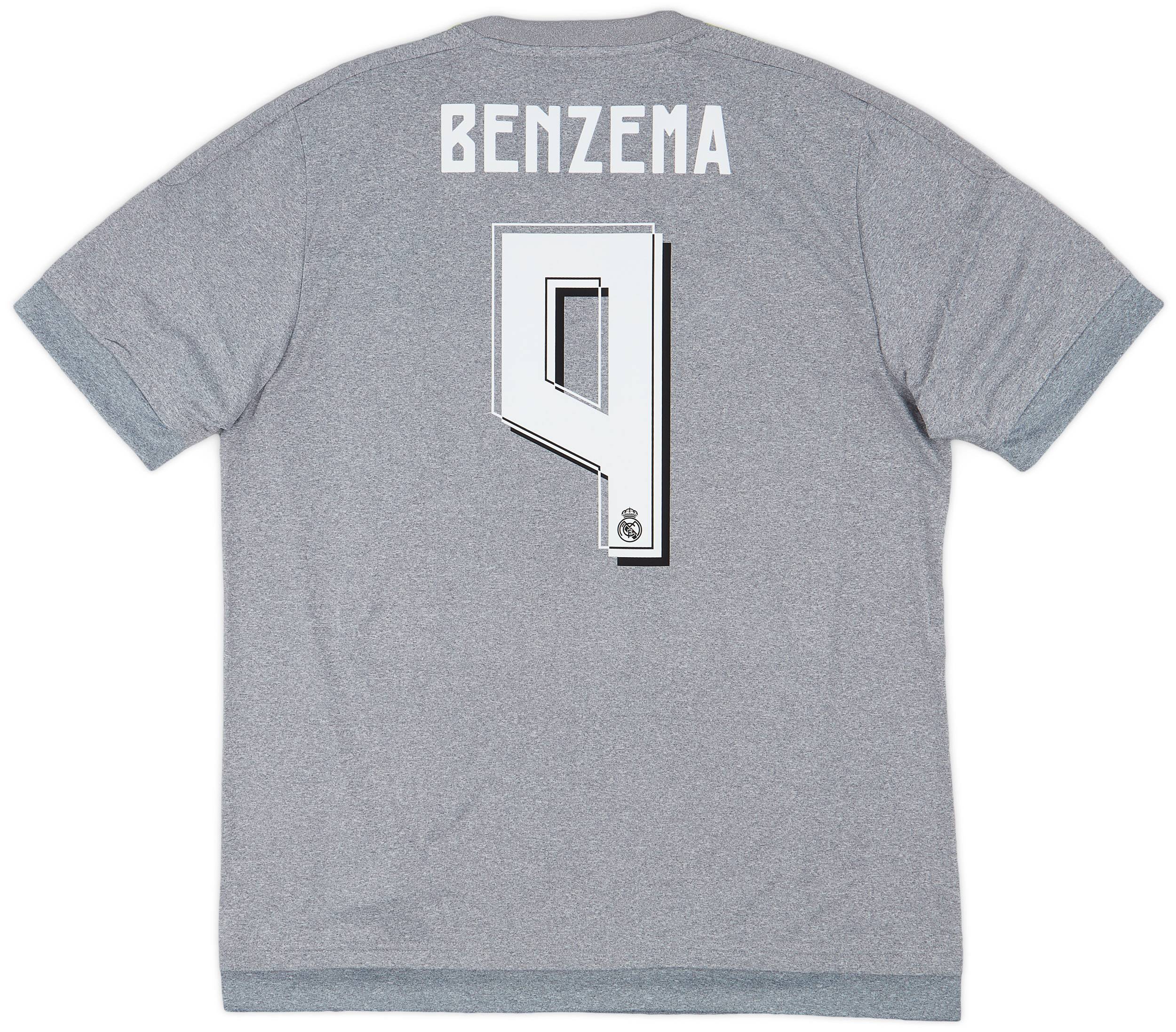 2015-16 Real Madrid Away Shirt Benzema #9 (L)
