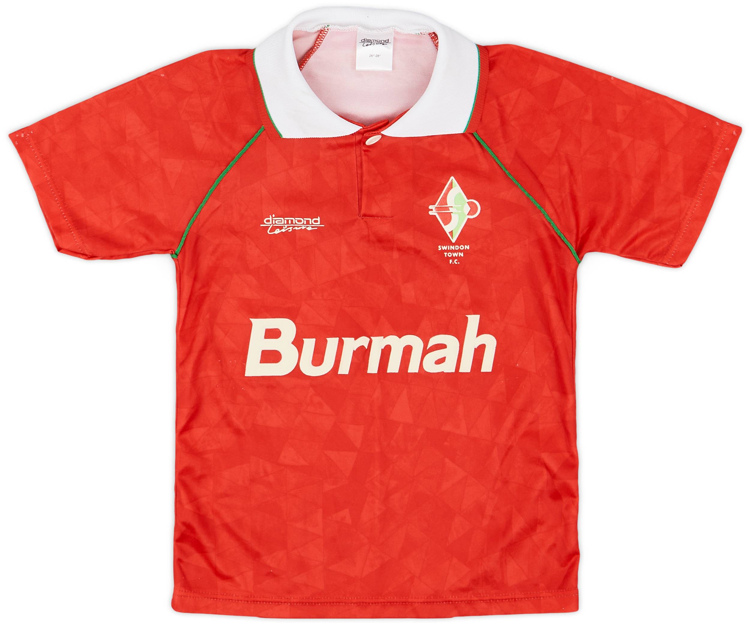 1991-93 Swindon Town Home Shirt - 8/10 - (S.Boys)