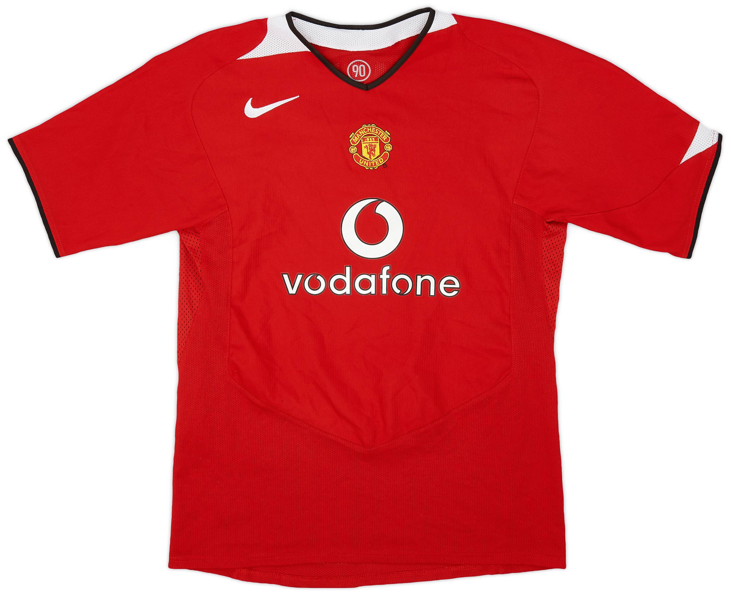 2004-06 Manchester United Home Shirt Smith #14 - 5/10 - (L)
